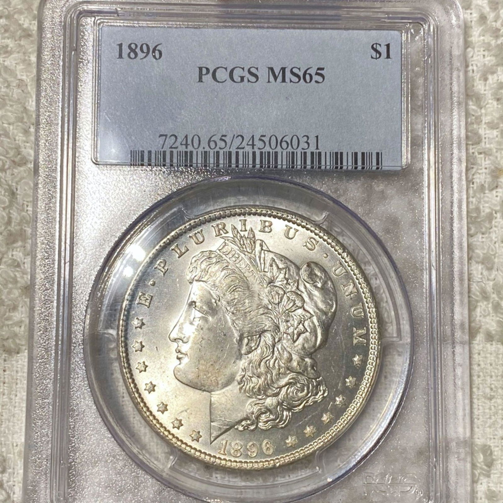 1896 Morgan Silver Dollar PCGS - MS65 (1 of 2)