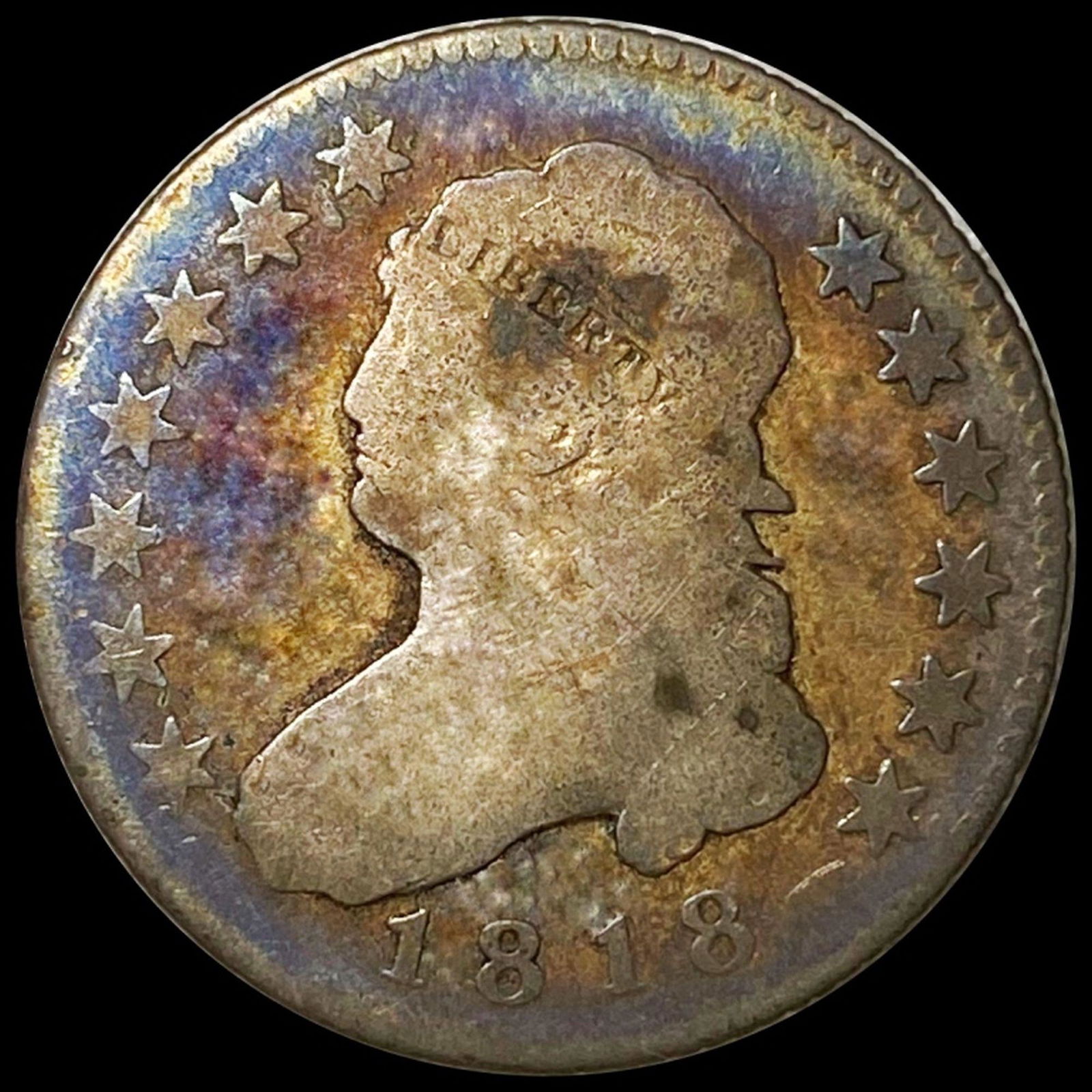 1818 Capped Bust Quarter NICELY CIRCULATED (1 of 2)