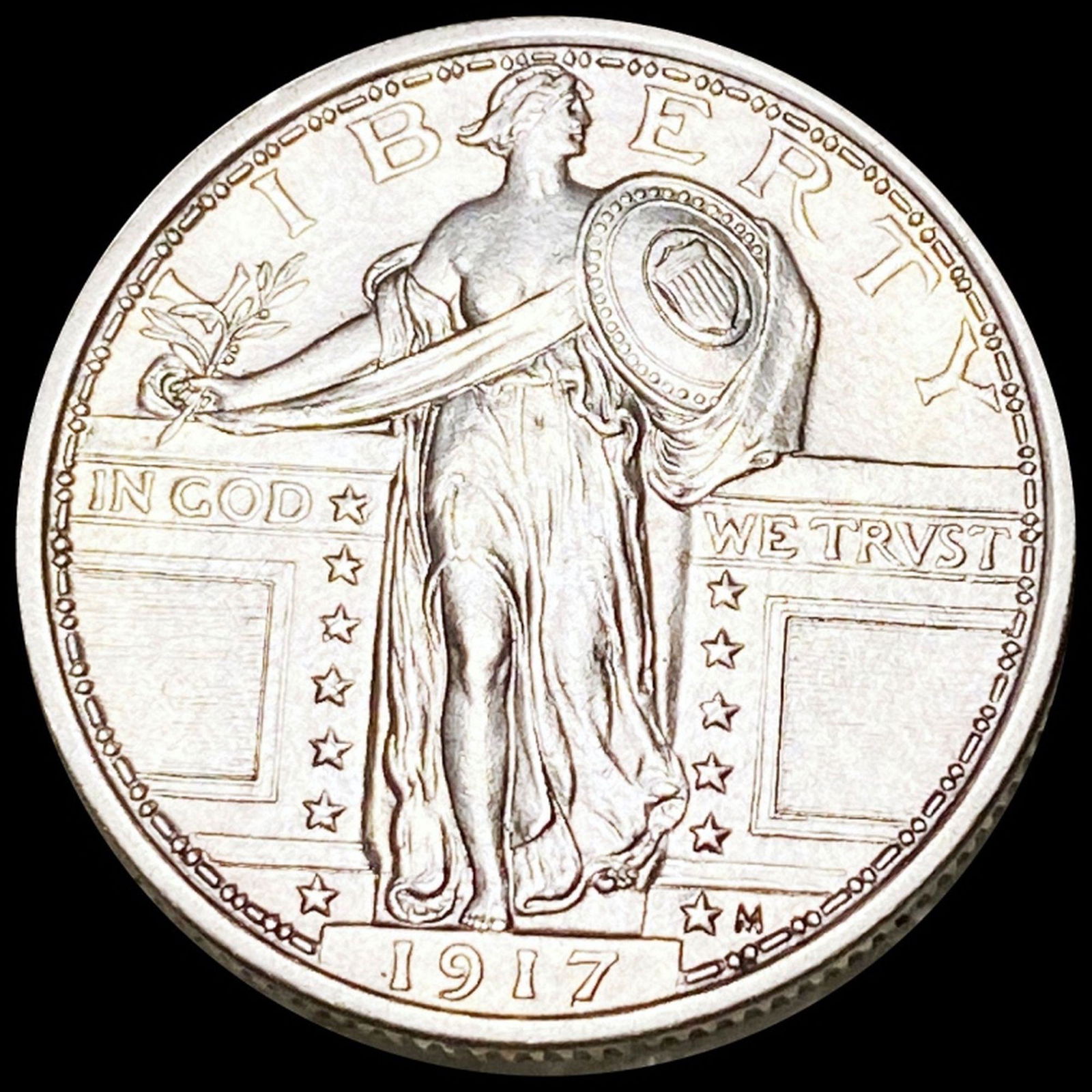 1917 Type 1 Standing Quarter UNCIRCULATED (1 of 2)