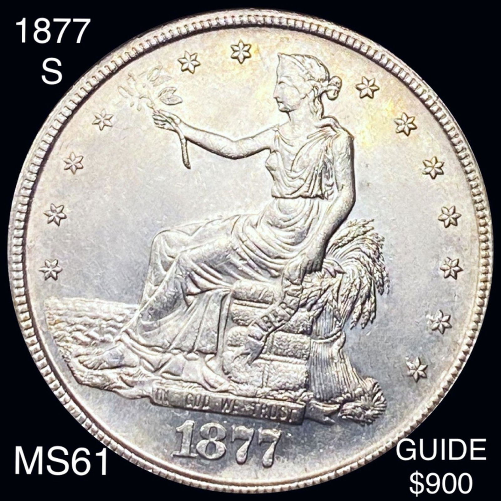 1877-S Silver Trade Dollar UNCIRCULATED (1 of 2)