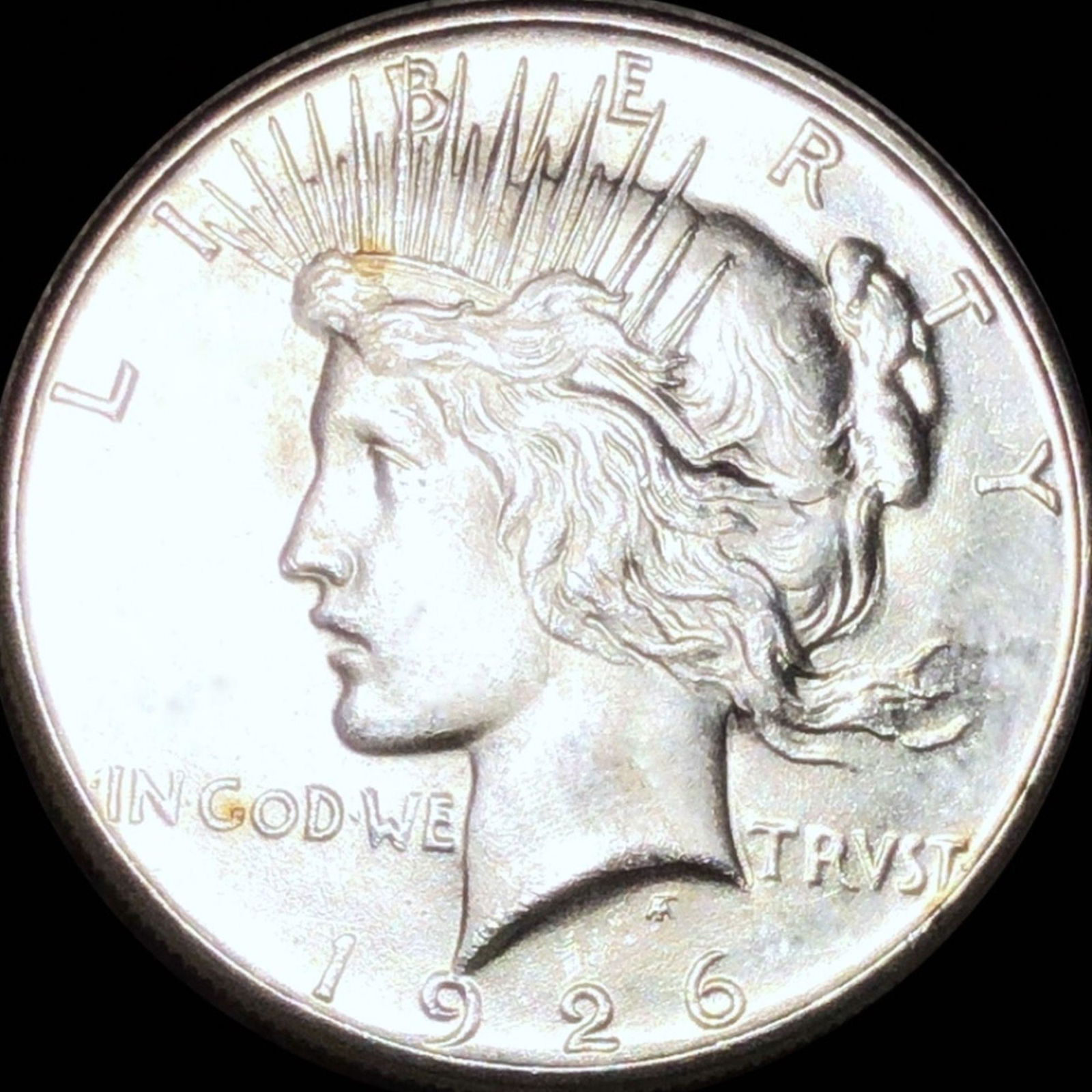 1926-S Silver Peace Dollar CHOICE BU (1 of 2)