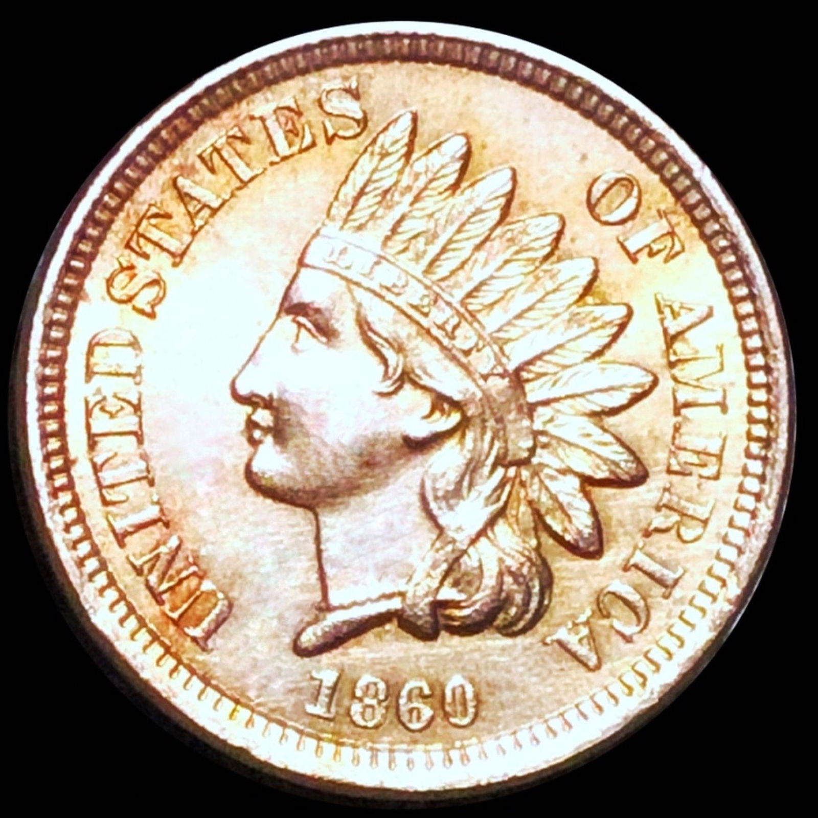 1860 Indian Head Penny UNCIRCULATED (1 of 2)