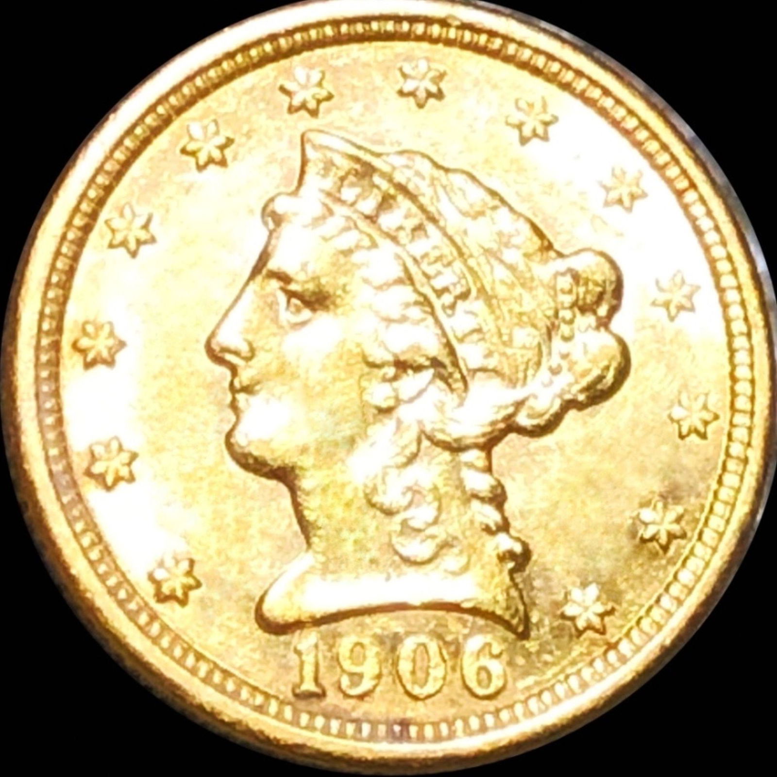 1906 $2.50 Gold Quarter Eagle UNCIRCULATED (1 of 2)