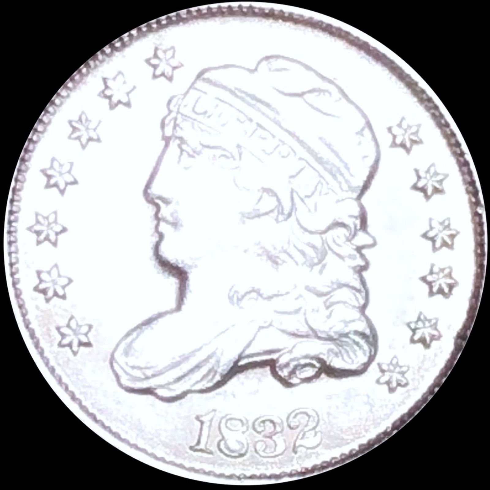 1832 Capped Bust Half Dime UNCIRCULATED (1 of 2)