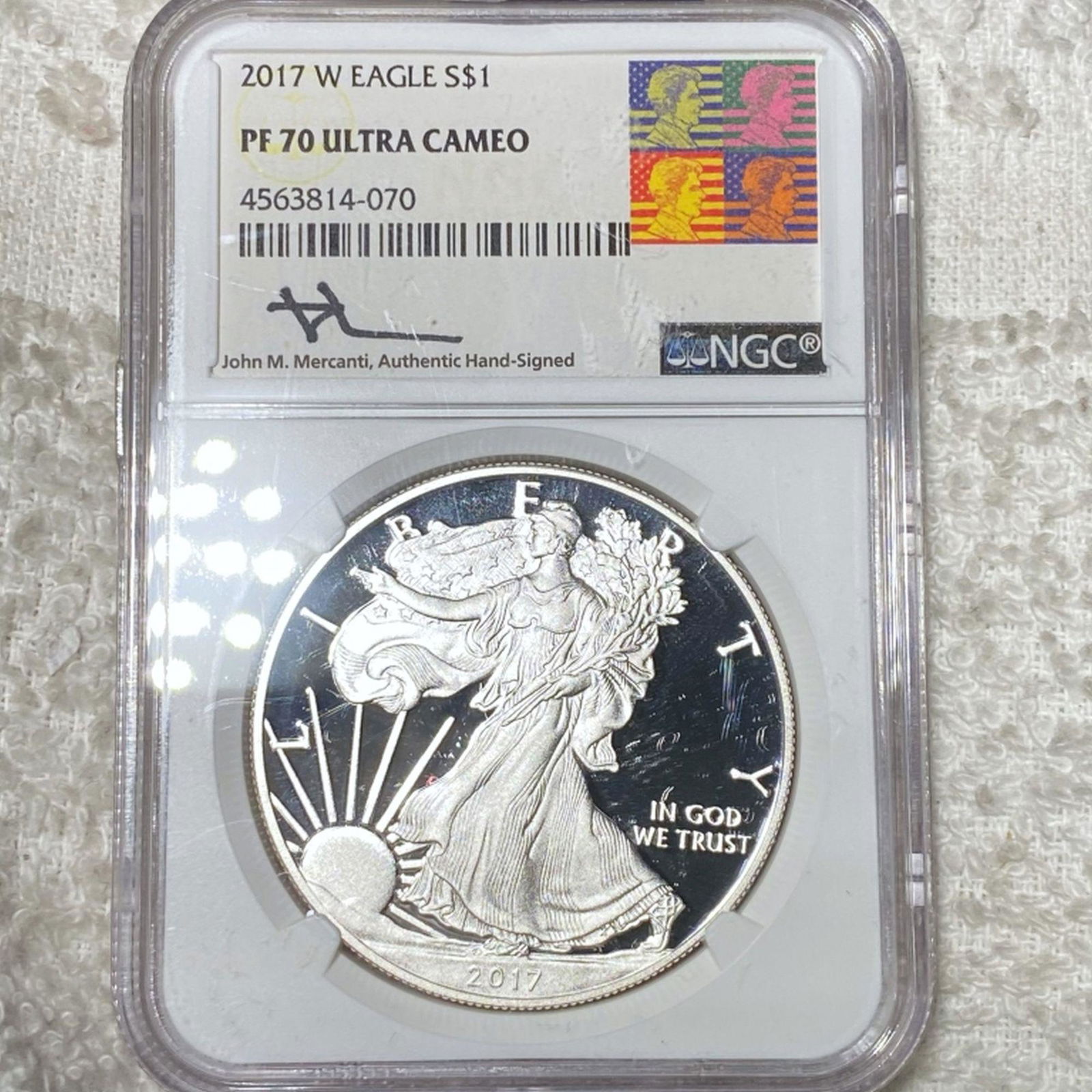 2017-W Silver Eagle NGC - PF 70 ULTRA CAMEO (1 of 2)