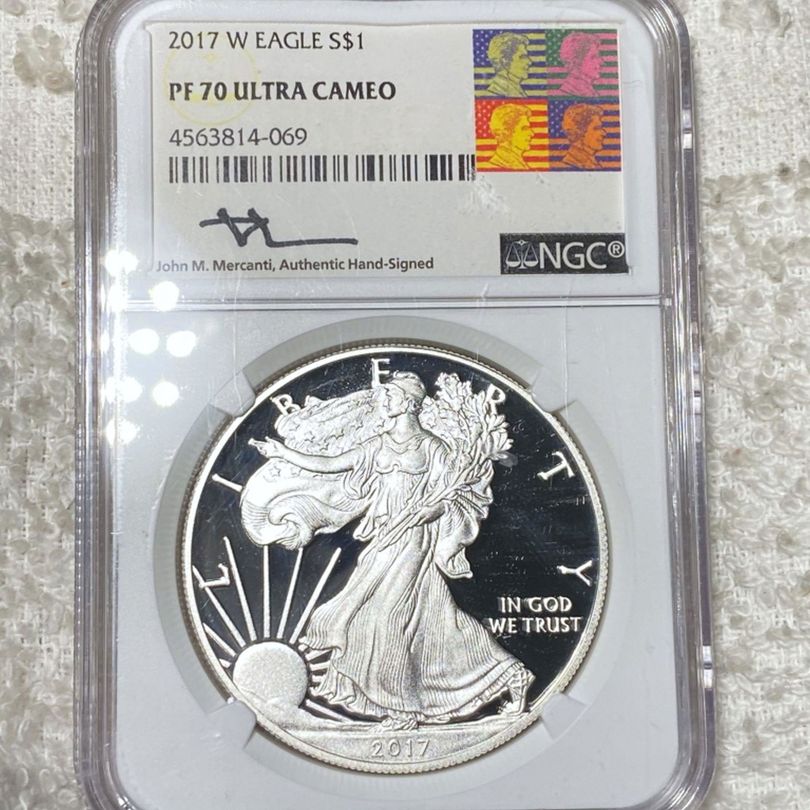 2017-W Silver Eagle NGC - PF 70 ULTRA CAMEO (1 of 2)