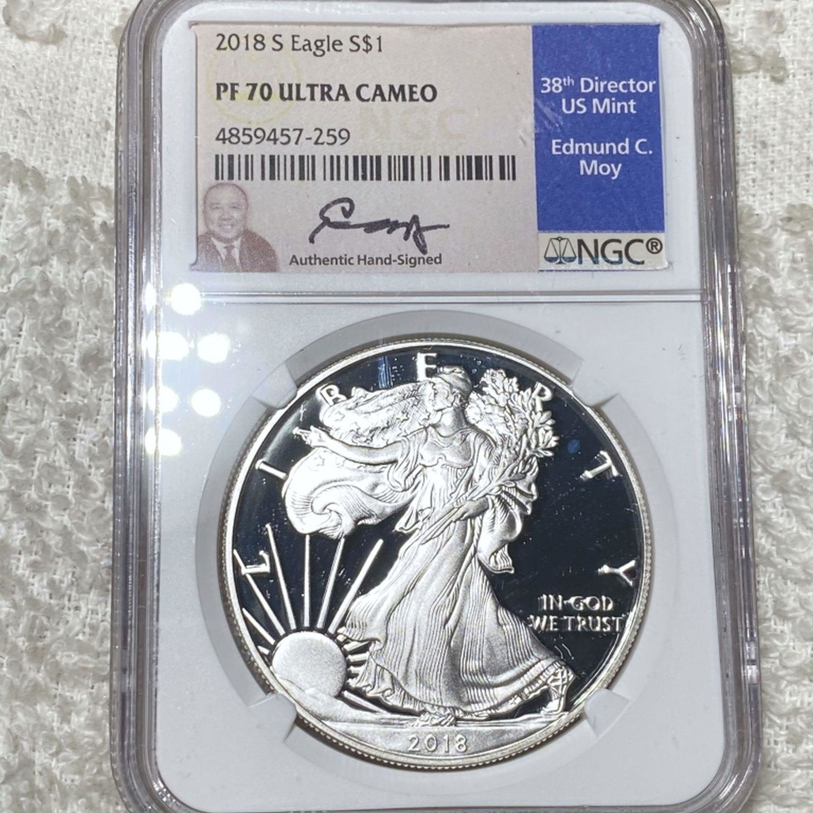 2018-S Silver Eagle NGC - PF 70 ULT CAMEO (1 of 2)