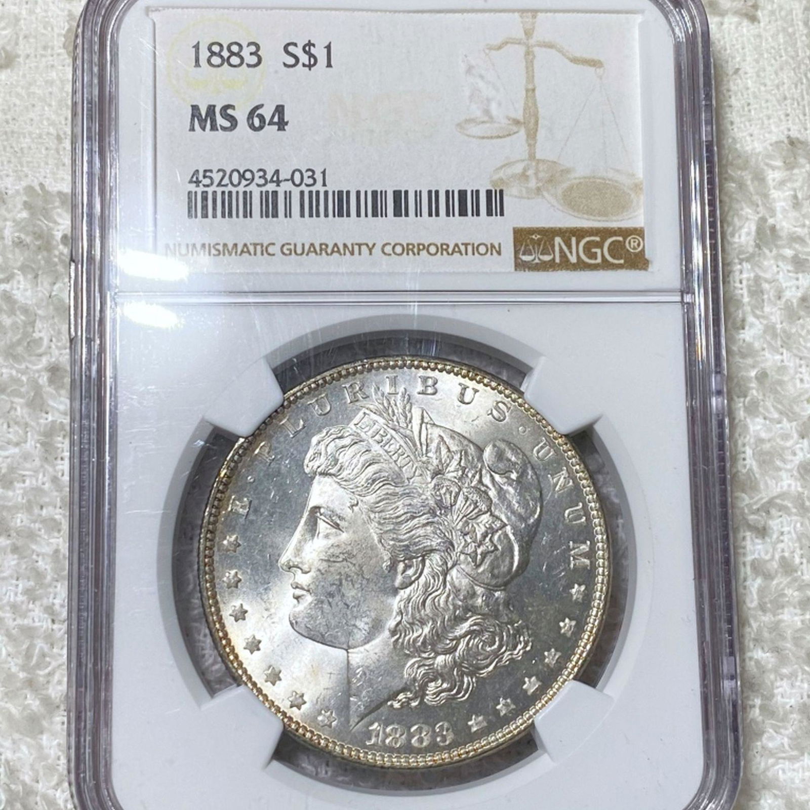 1883 Morgan Silver Dollar NGC - MS64 (1 of 2)