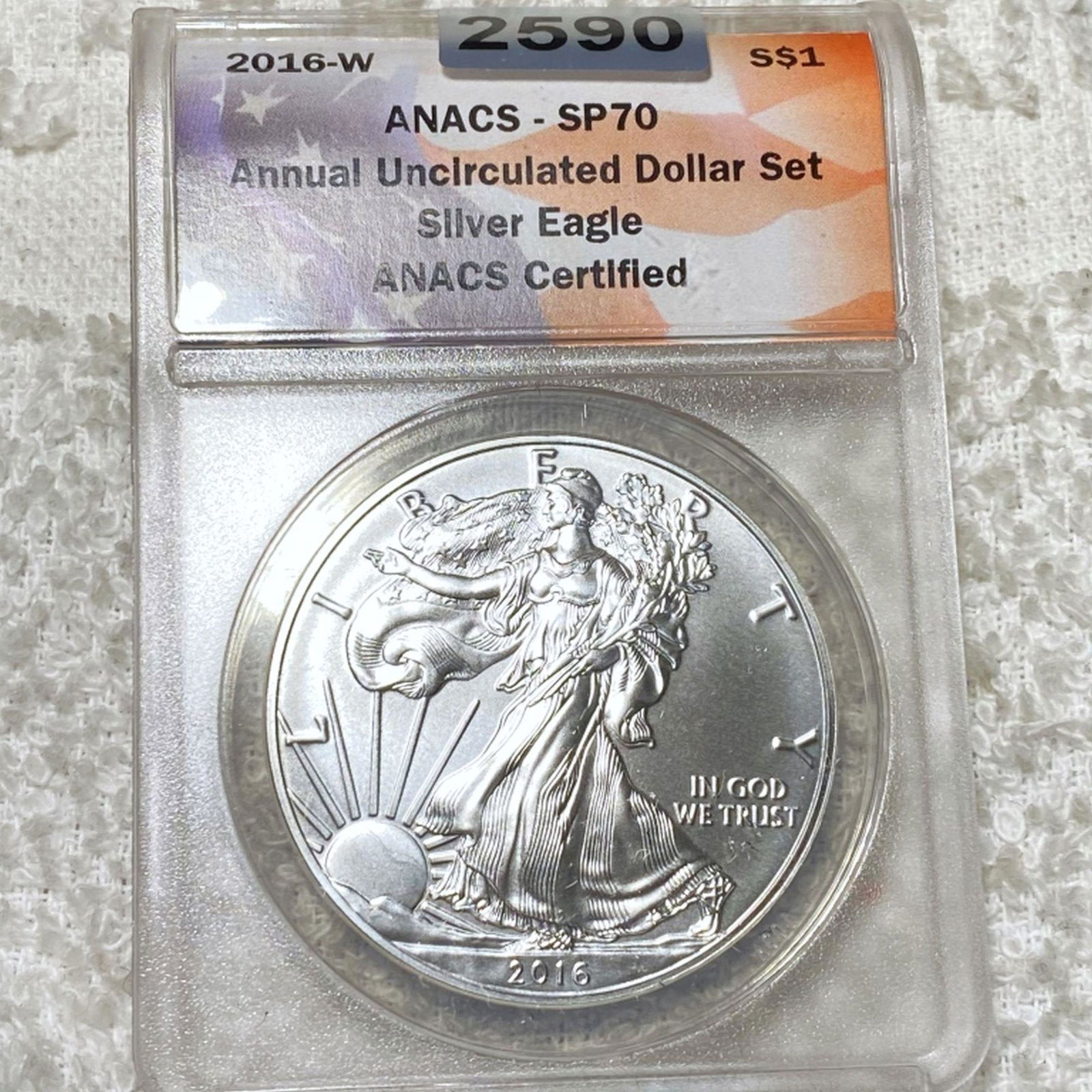 2016-W Silver Eagle ANACS - SP70 (1 of 2)