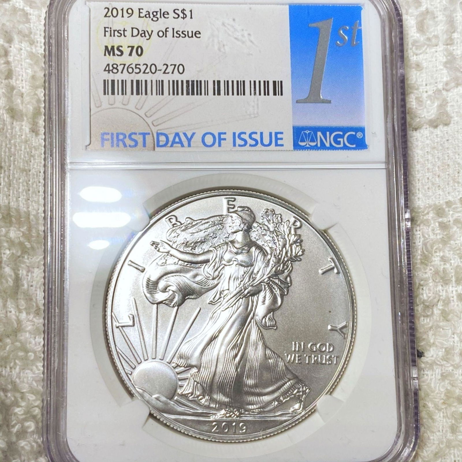 2019 Silver Eagle NGC - MS70 (1 of 2)