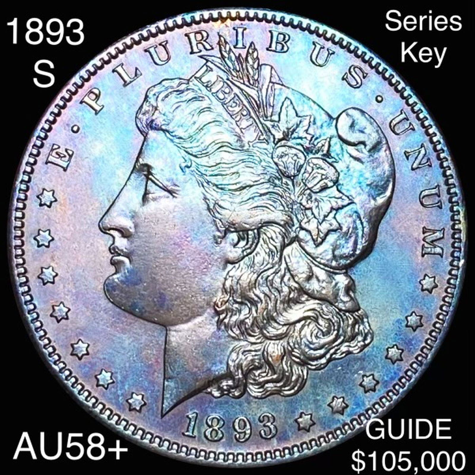 1893-S Morgan Silver Dollar CHOICE AU (1 of 2)