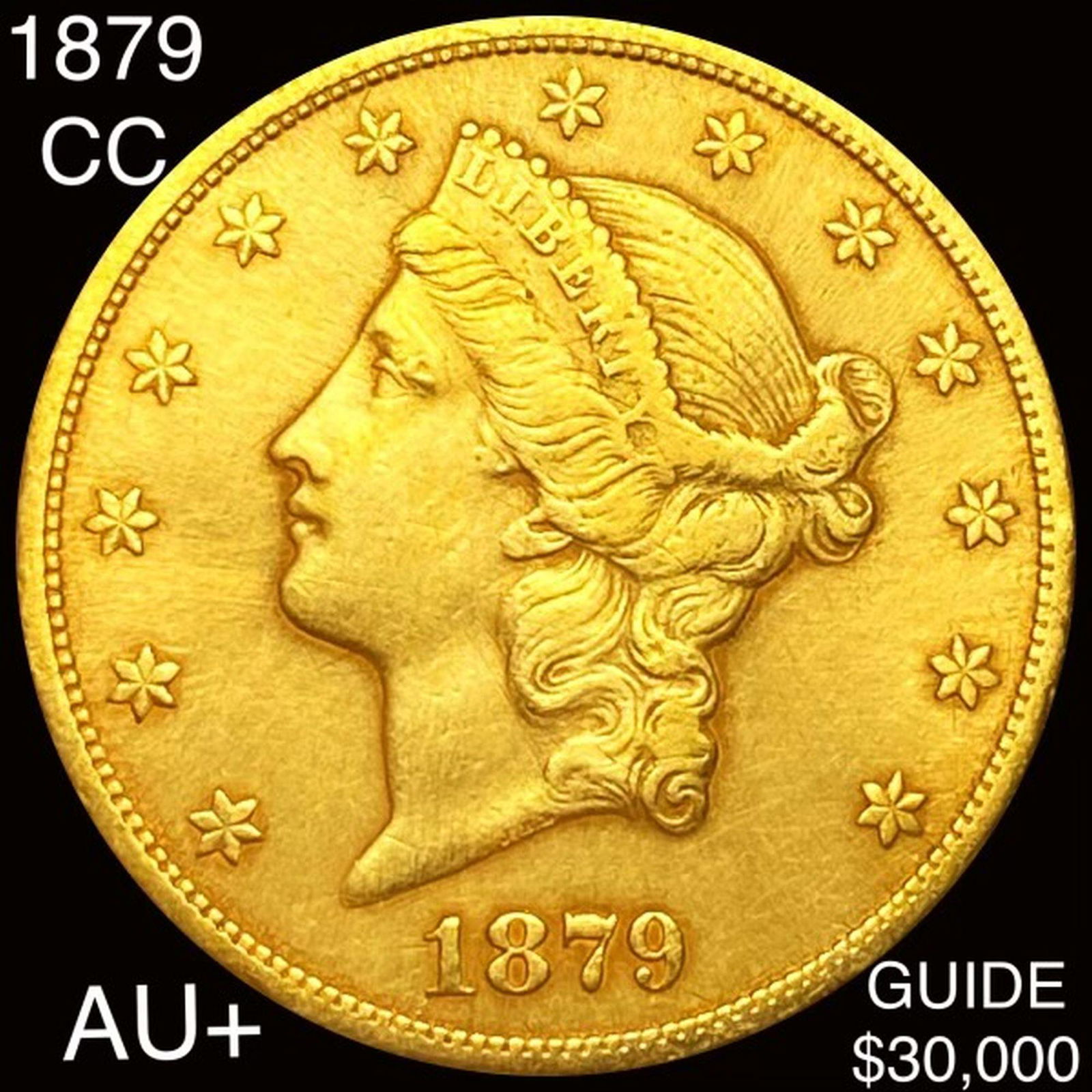 1879-CC $20 Gold Double Eagle CH AU (1 of 2)