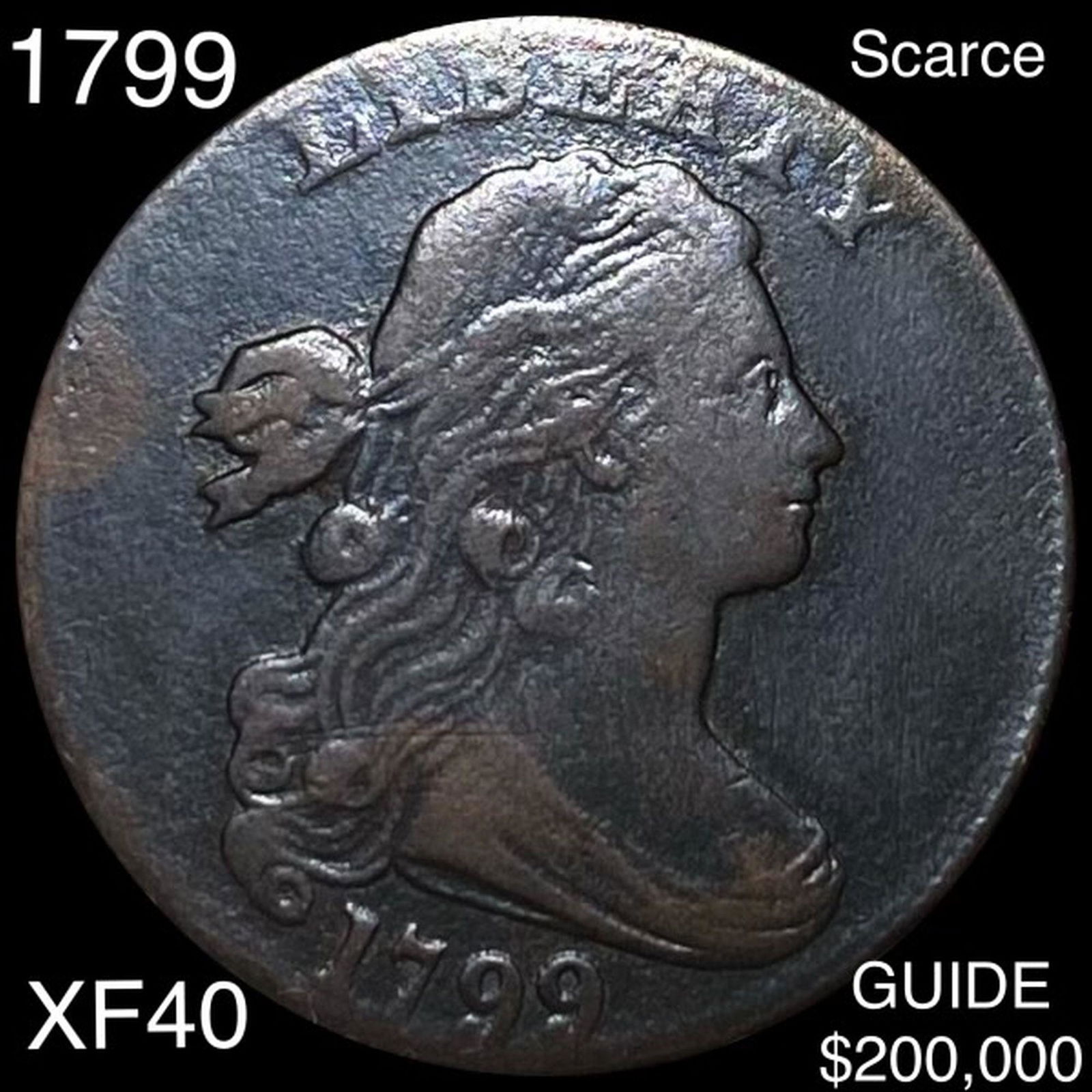 1799 Draped Bust Large Cent LIGHT CIRC (1 of 2)