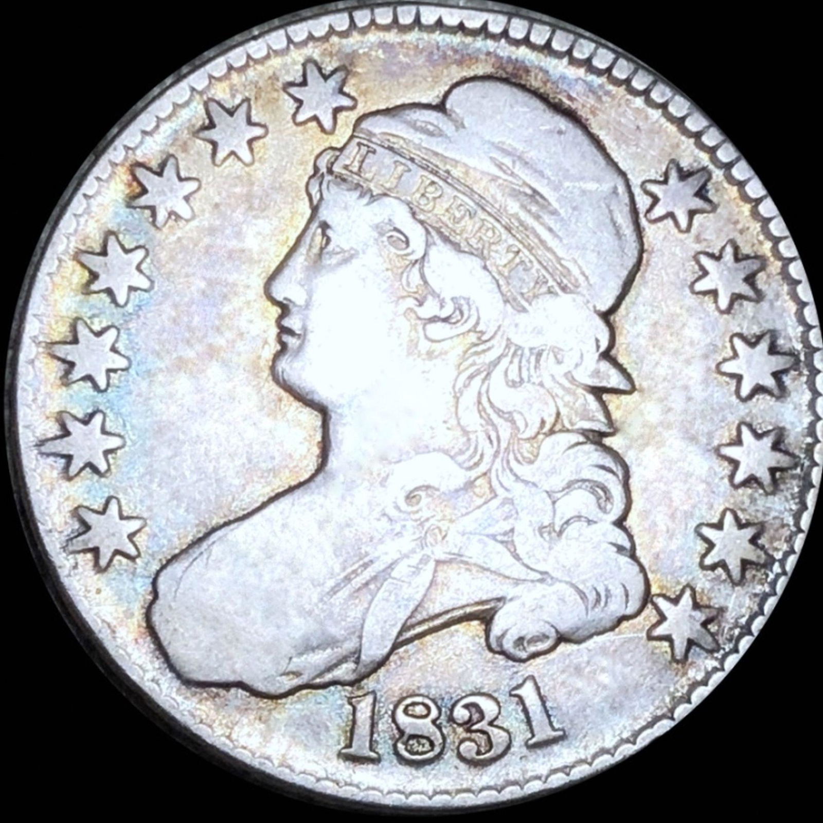 1831 Capped Bust Half Dollar NICELY CIRCULATED (1 of 2)