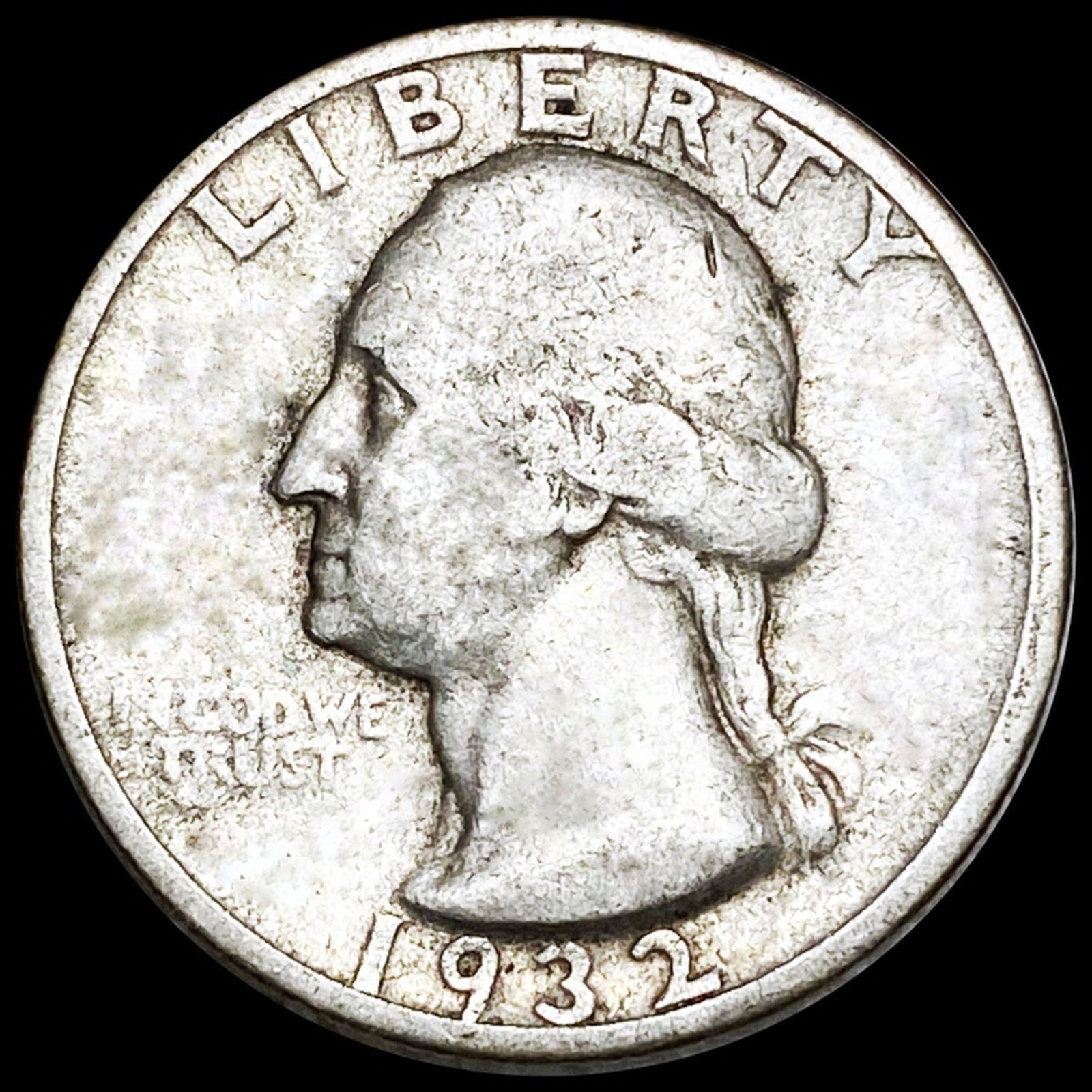 1932-S Washington Silver Quarter NICELY CIRCULATED (1 of 2)