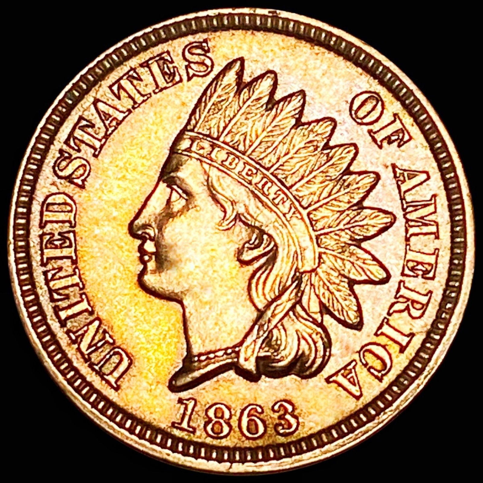 1863 Indian Head Penny UNCIRCULATED (1 of 2)