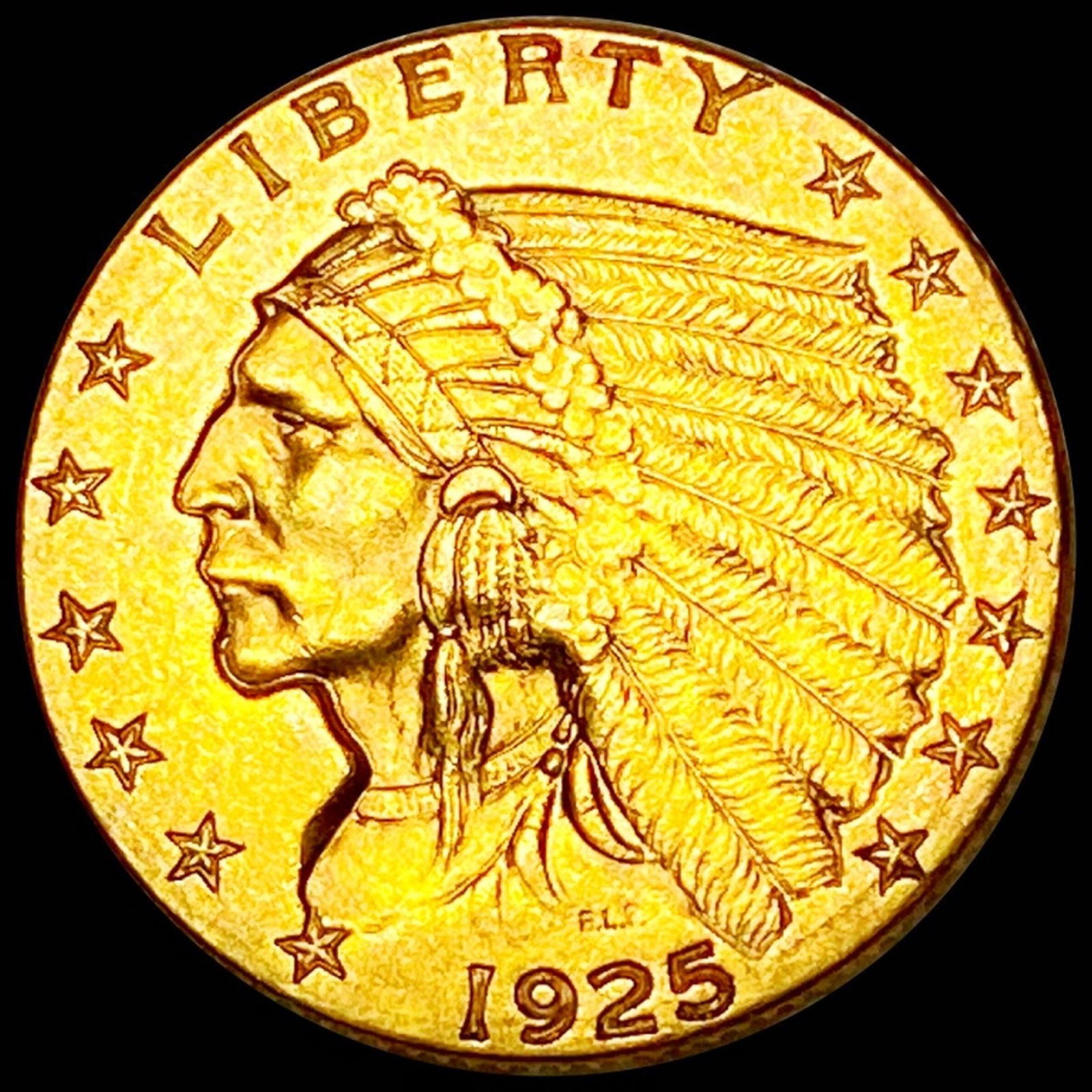 1925-D $2.50 Gold Quarter Eagle UNCIRCULATED (1 of 2)