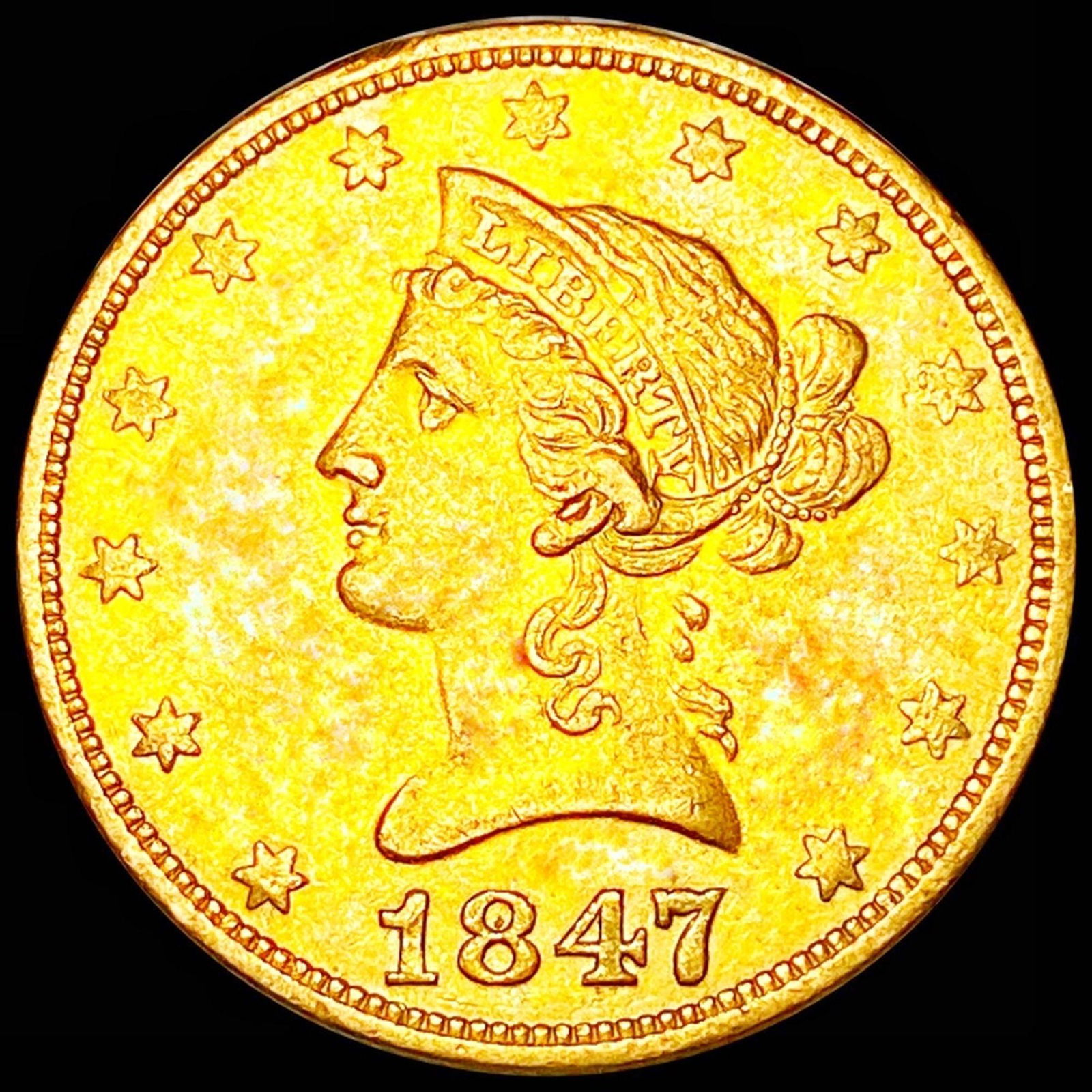1847-O $10 Gold Eagle UNCIRCULATED (1 of 2)