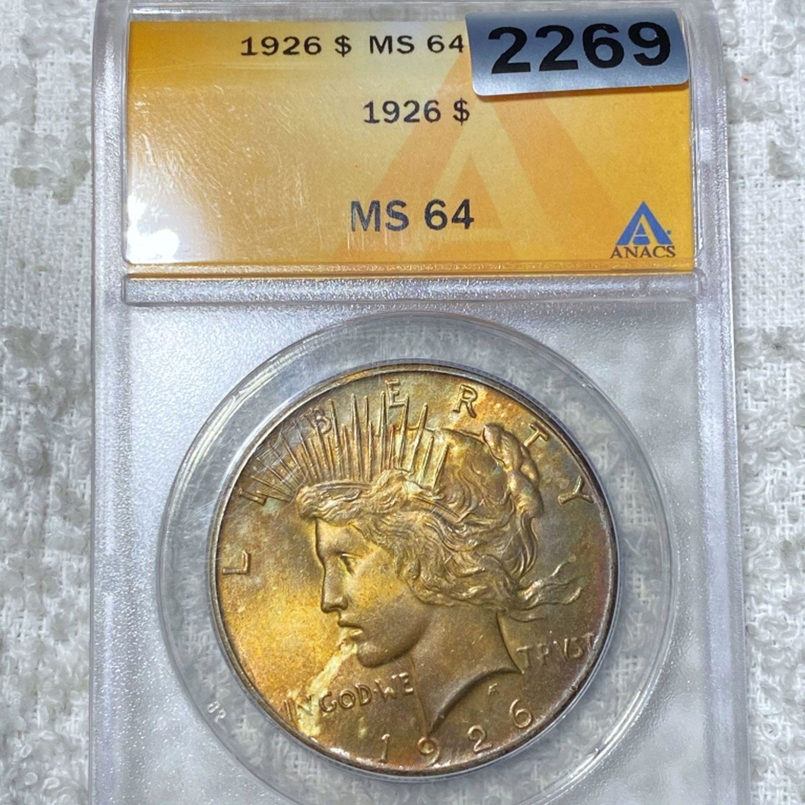 1926 Silver Peace Dollar ANACS - MS64 (1 of 2)
