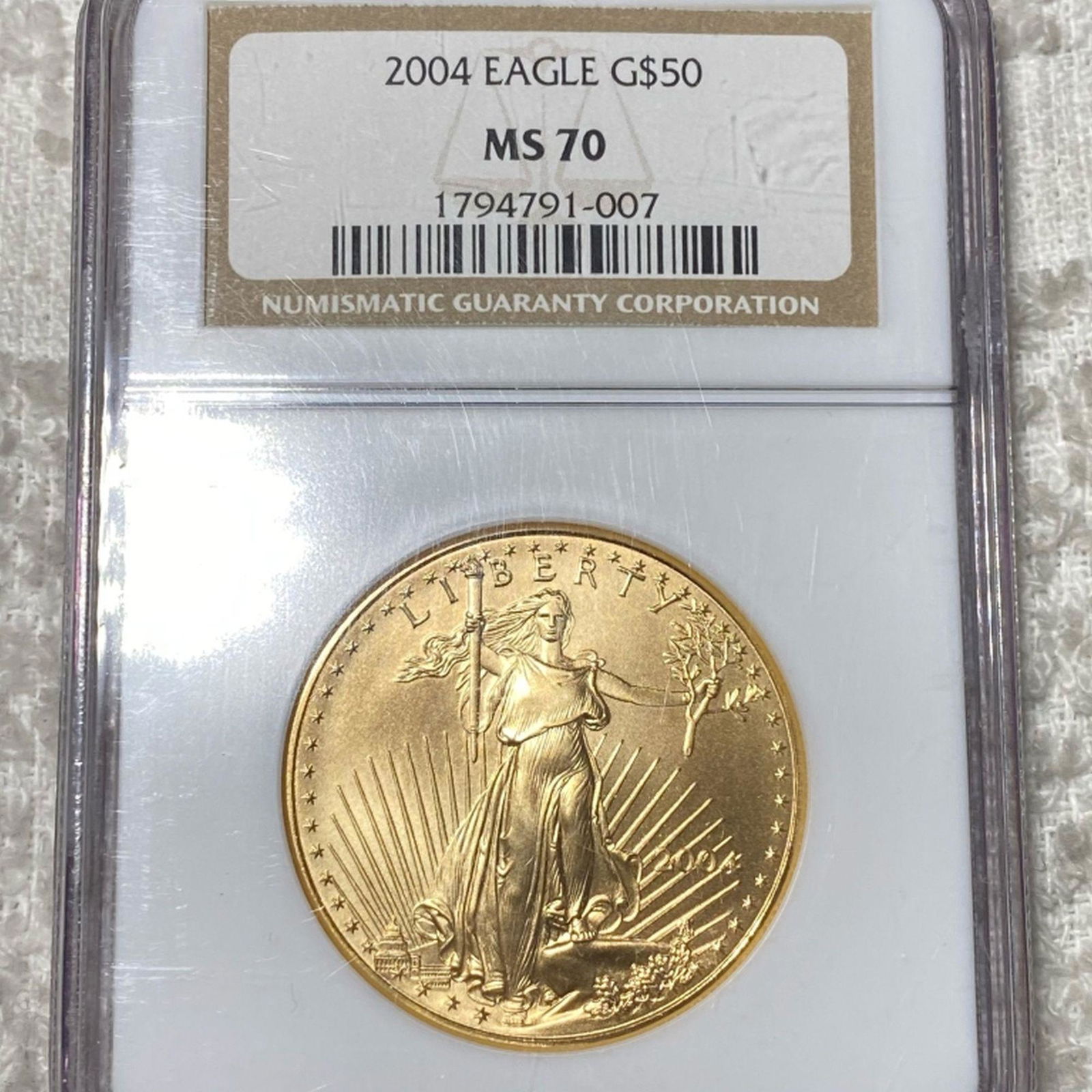 2004 $50 Gold Eagle NGC - MS70 (1 of 2)