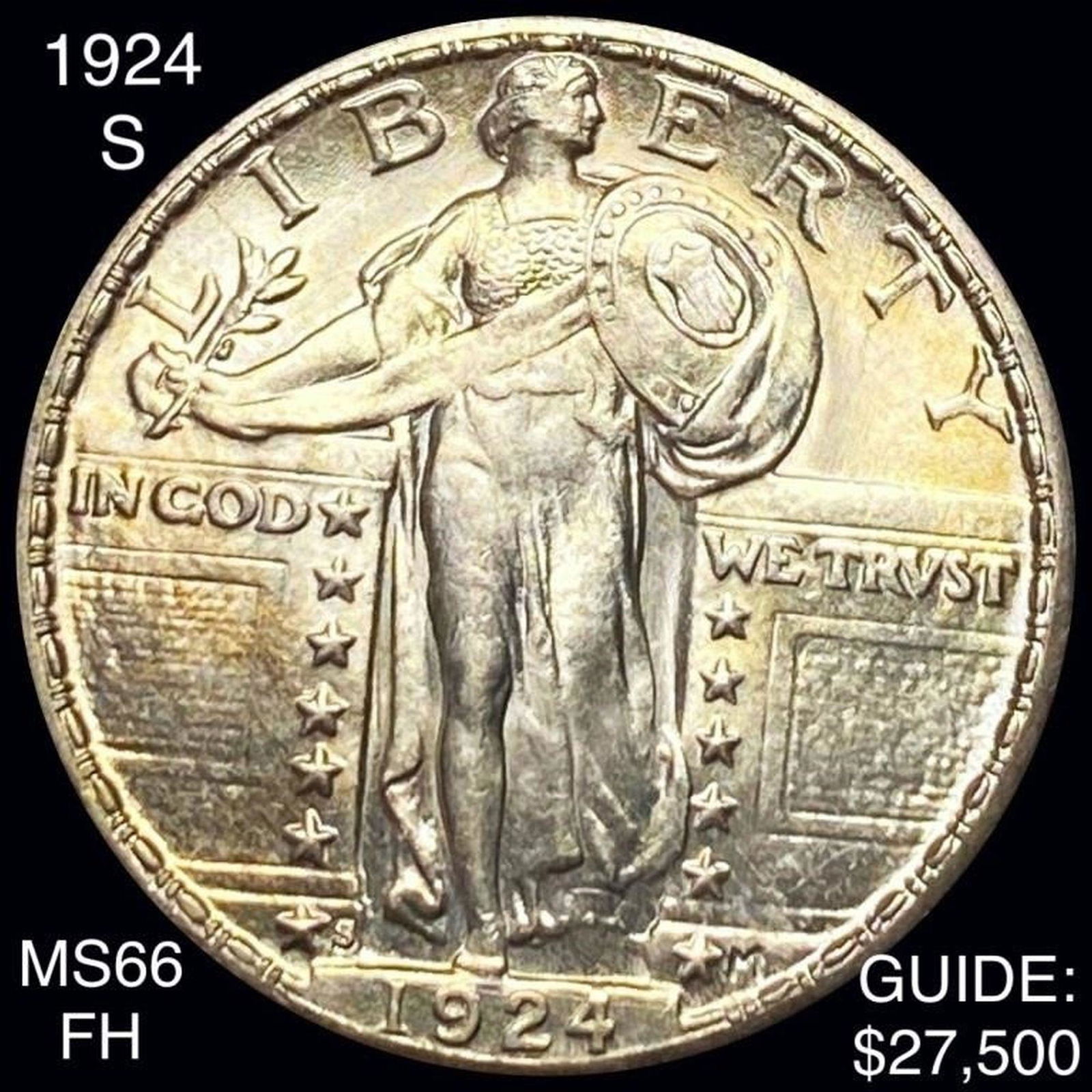 1924-S Standing Liberty Quarter SUPERB GEM BU FH (1 of 2)