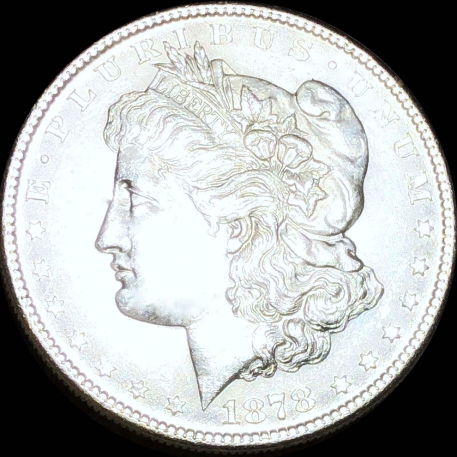 1878-S Morgan Silver Dollar CHOICE BU PL (1 of 2)