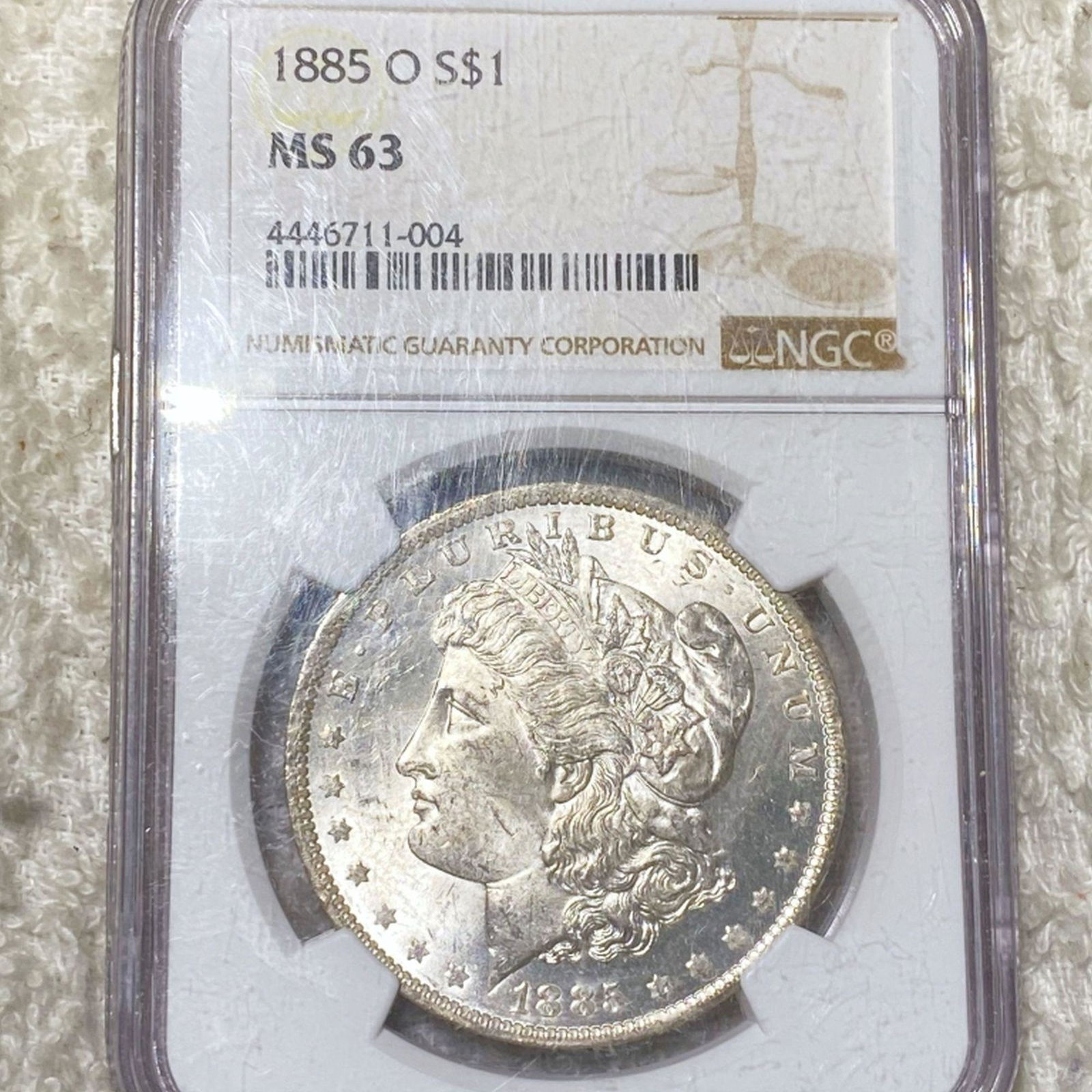 1885-O Morgan Silver Dollar NGC - MS63 (1 of 2)
