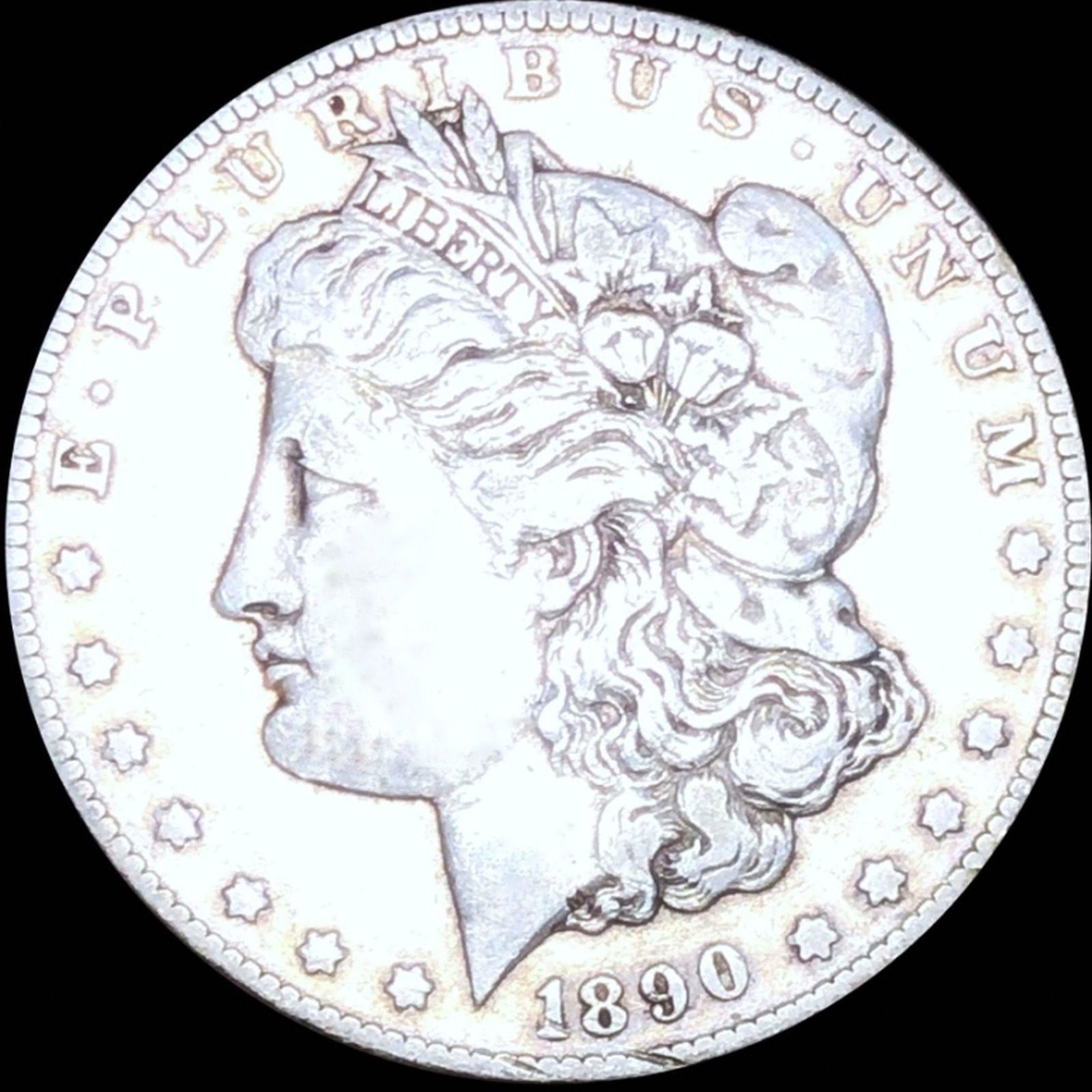 1890-CC Morgan Silver Dollar LIGHTLY CIRCULATED (1 of 2)