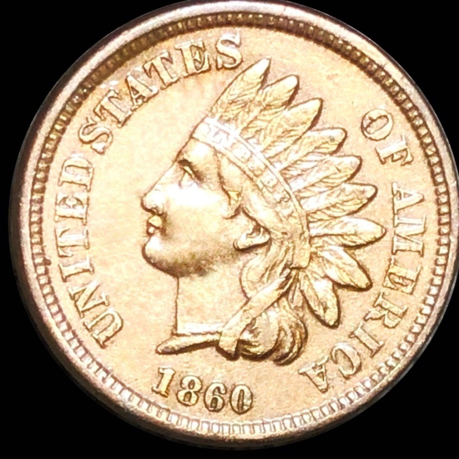 1860 Indian Head Penny UNCIRCULATED (1 of 2)