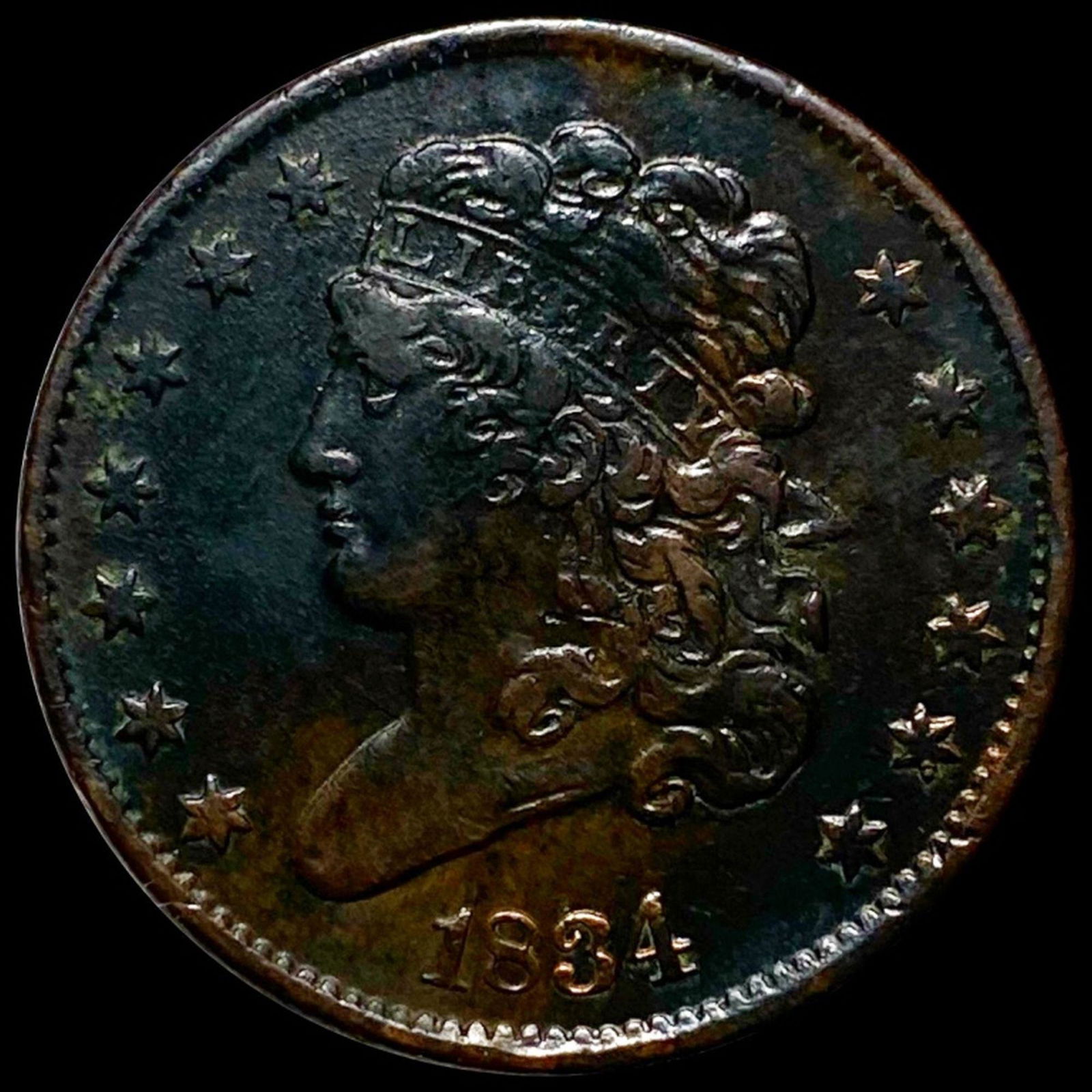 1834 Classic Head Half Cent AU+ (1 of 2)