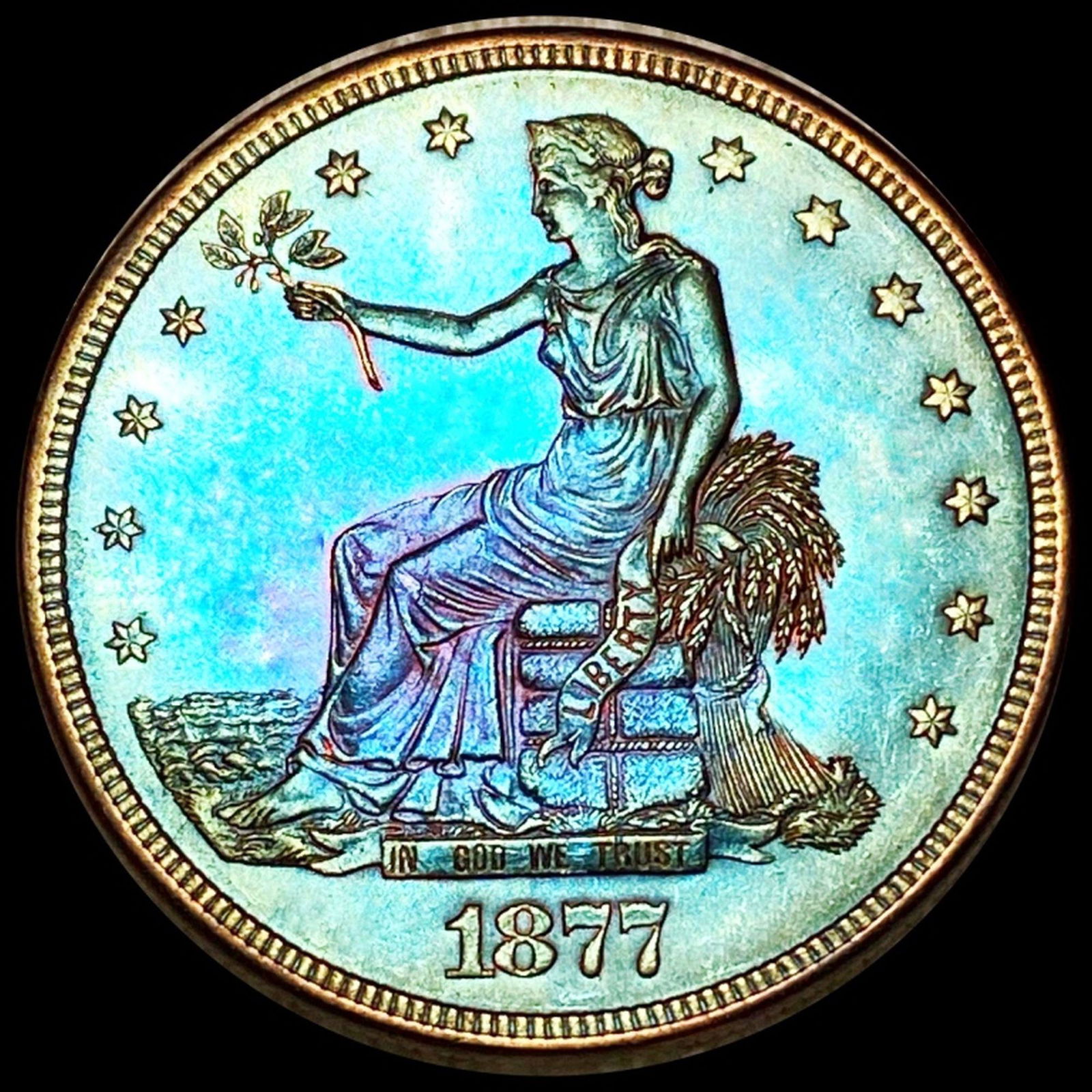 1877-S Silver Trade Dollar UNCIRCULATED (1 of 2)