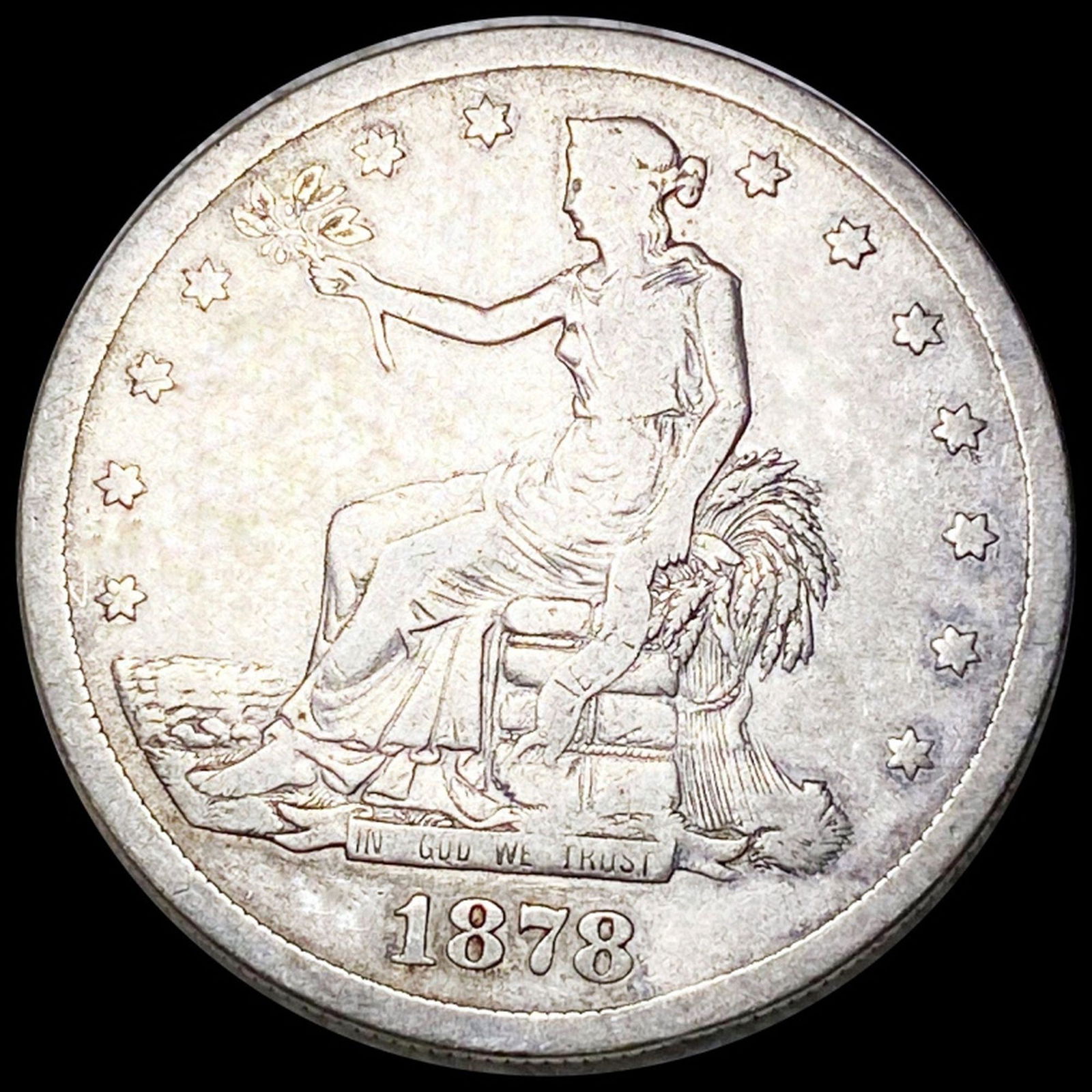 1878-S Silver Trade Dollar NICELY CIRCULATED (1 of 2)