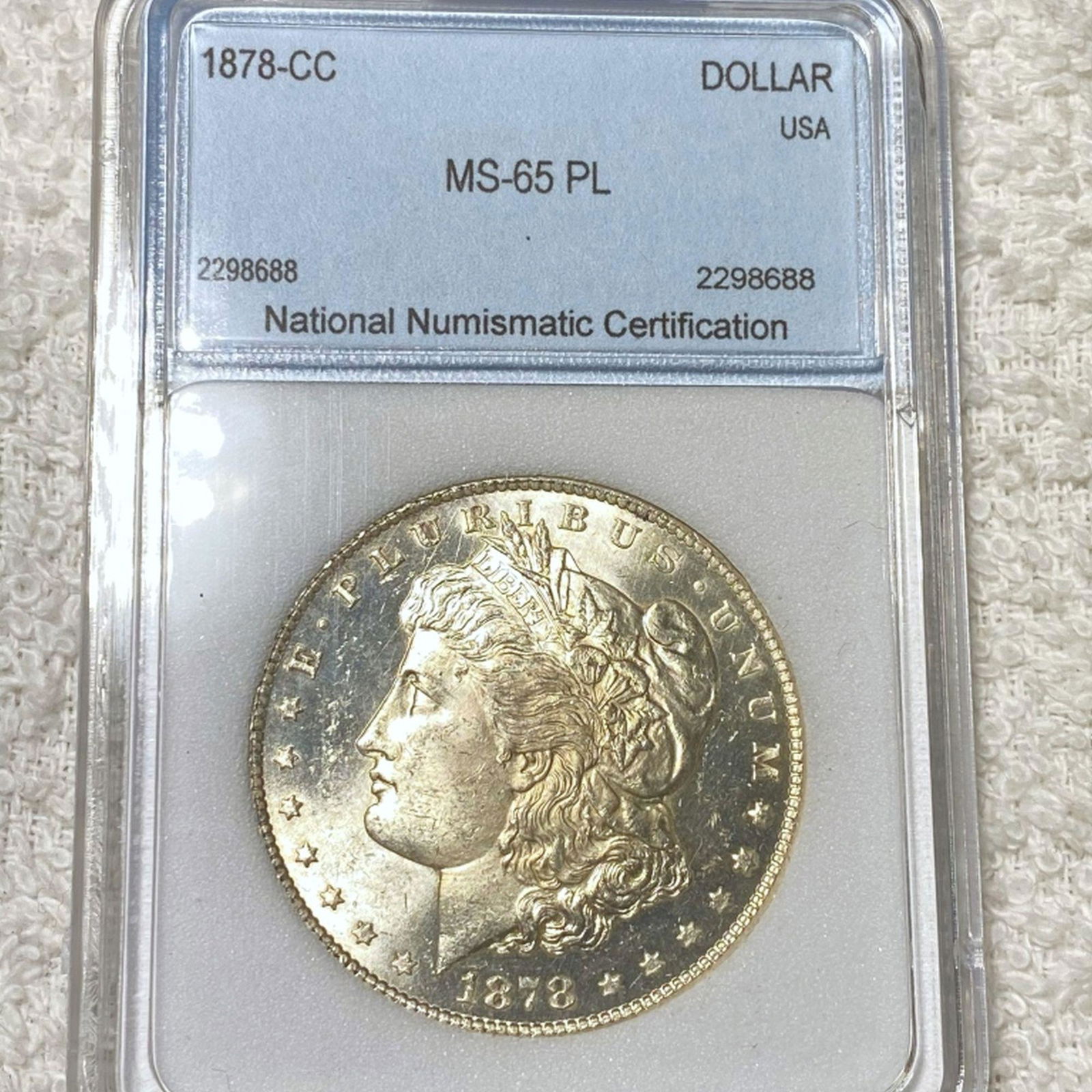 1878-CC Morgan Silver Dollar NNC - MS 65 PL (1 of 2)