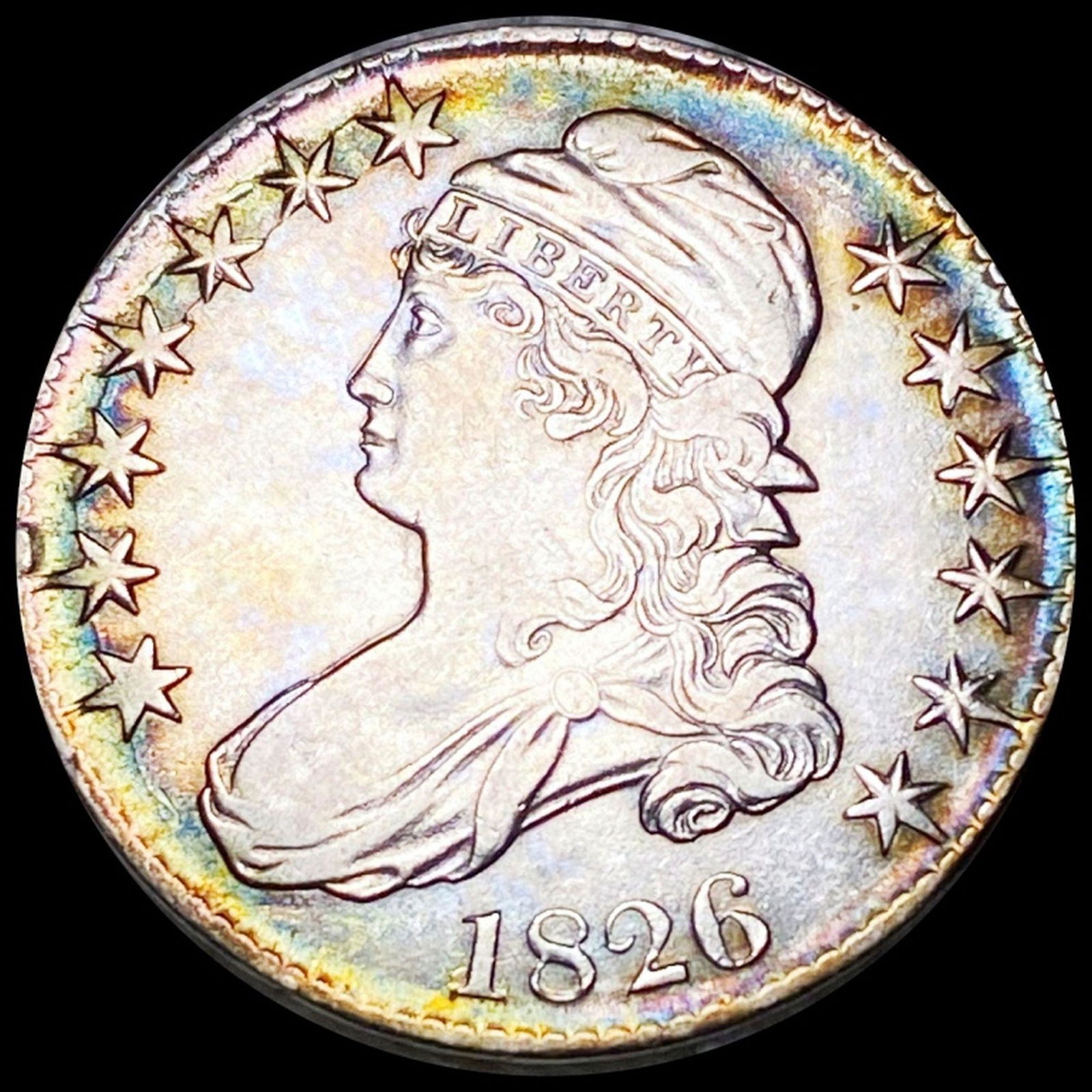 1826 Capped Bust Half Dollar CLOSELY UNCIRCULATED (1 of 2)