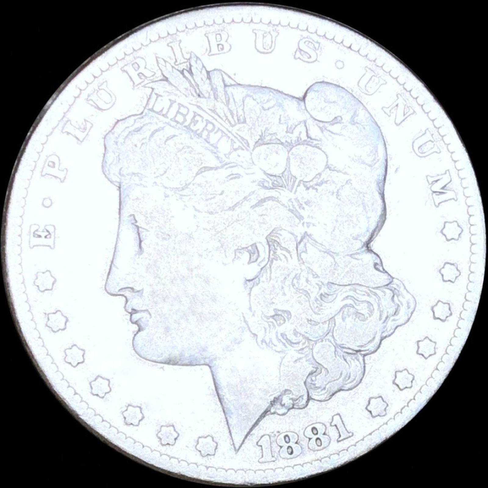 1881-CC Morgan Silver Dollar NICELY CIRCULATED (1 of 2)
