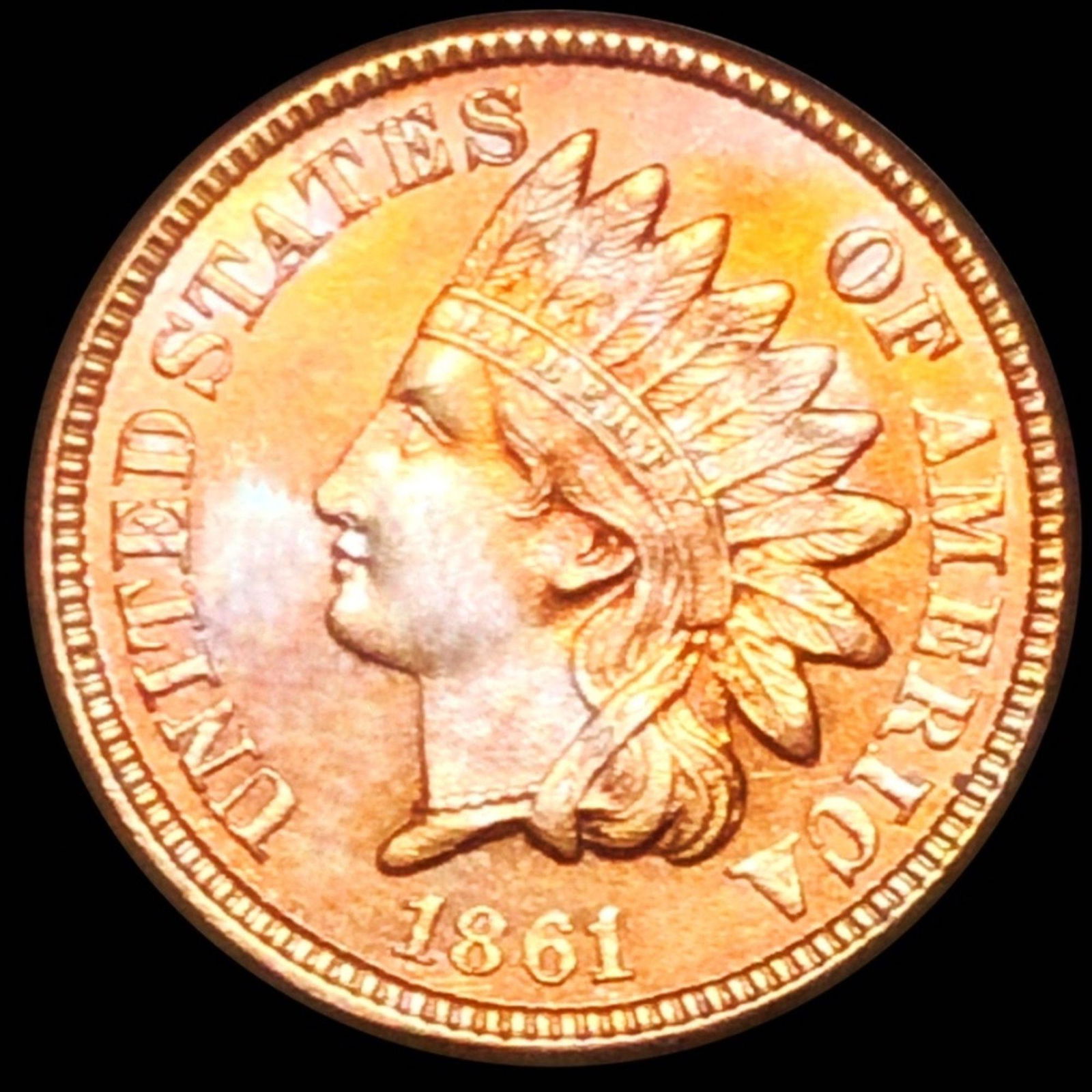 1861 Indian Head Penny CHOICE PROOF (1 of 2)