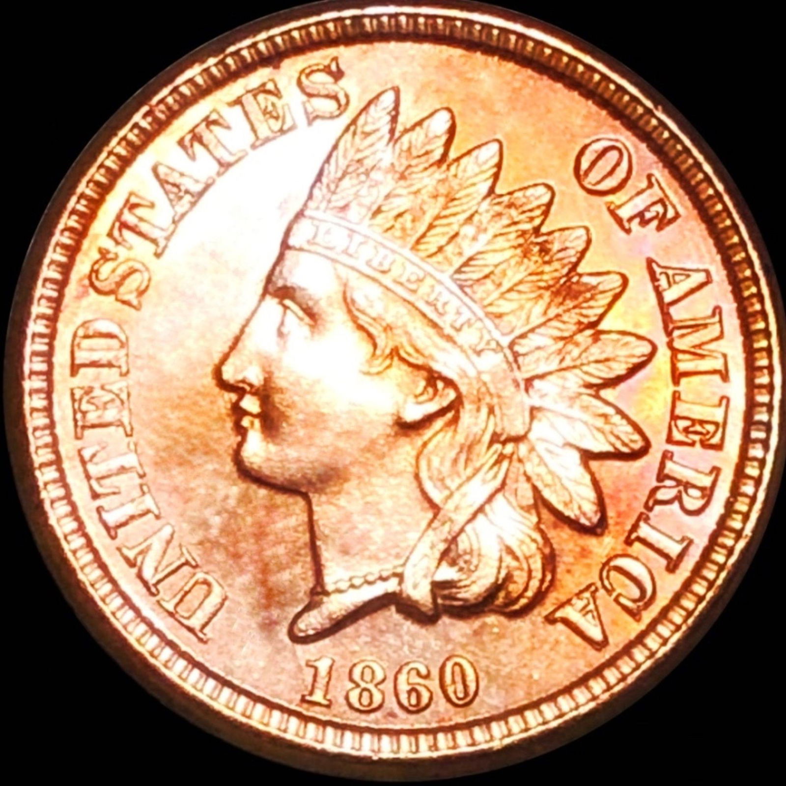 1860 Indian Head Penny UNCIRCULATED (1 of 2)