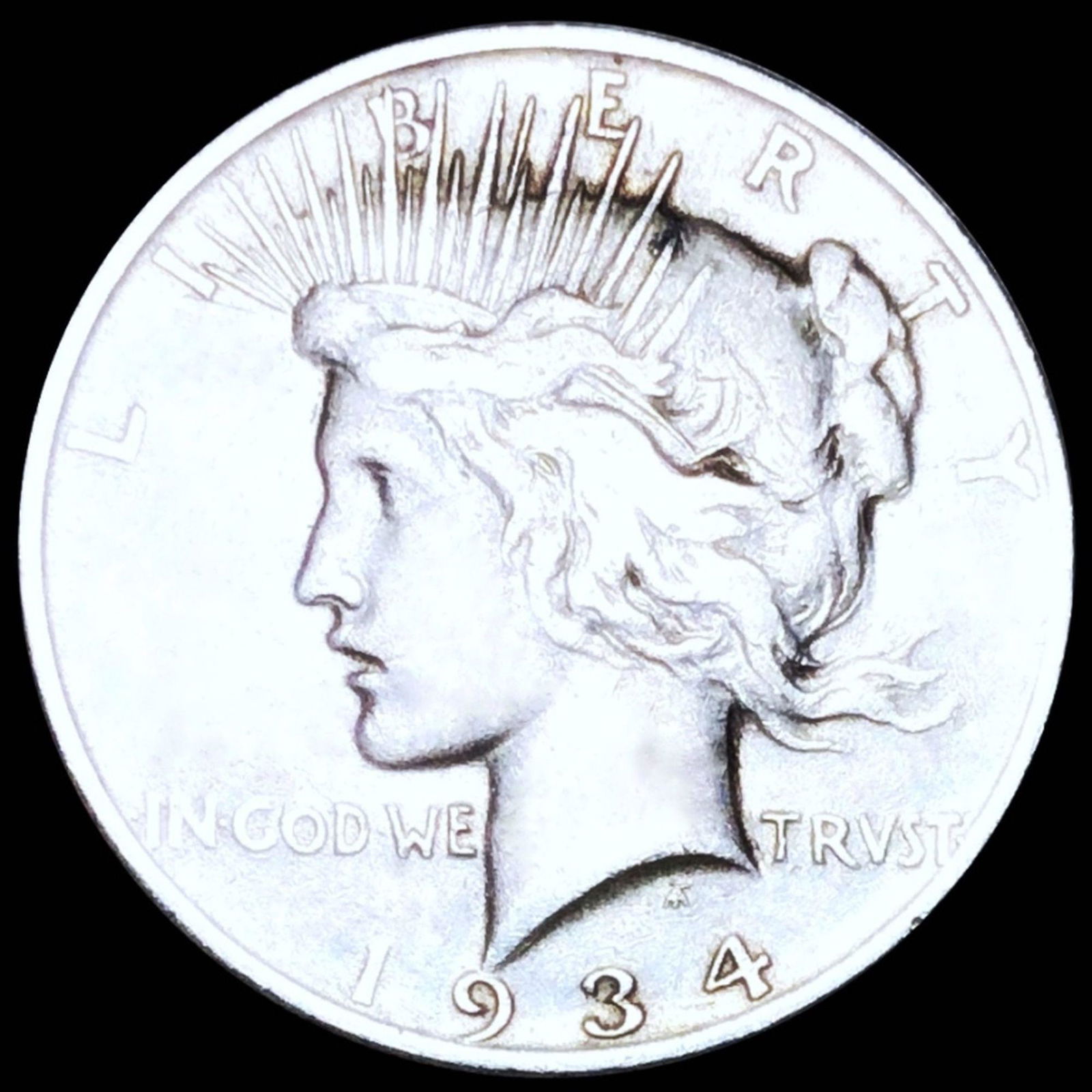 1934 Silver Peace Dollar LIGHTLY CIRCULATED (1 of 2)
