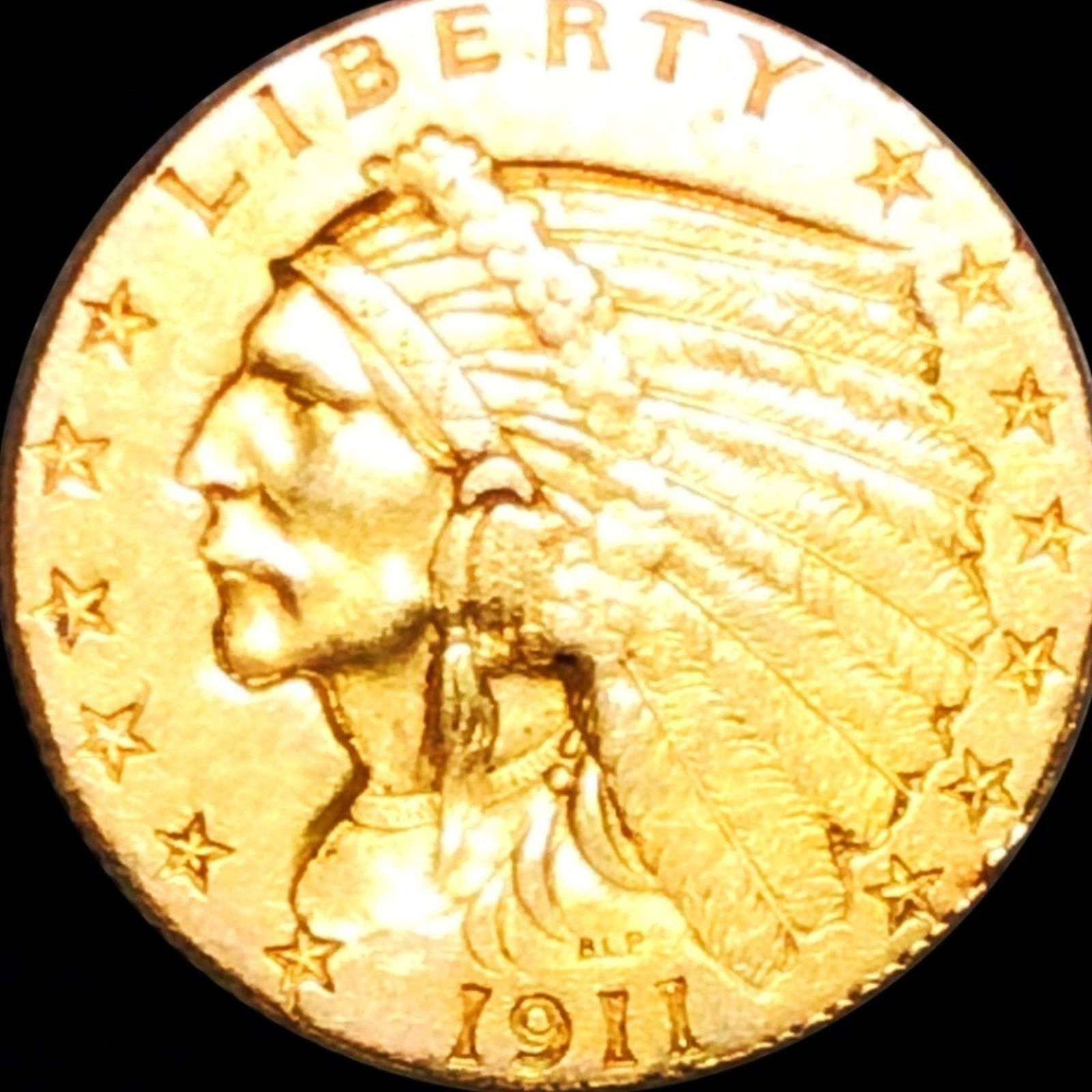 1911 $2.50 Gold Quarter Eagle UNCIRCULATED (1 of 2)