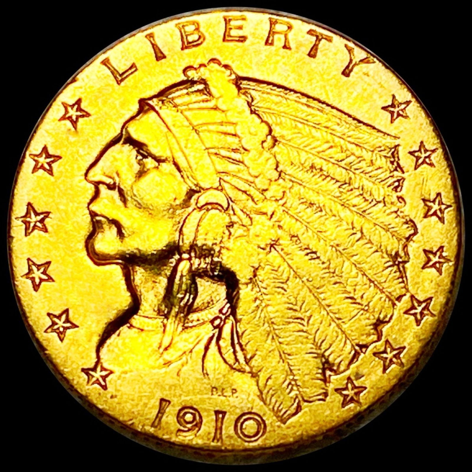 1910 $2.50 Gold Quarter Eagle CLOSELY UNC (1 of 2)
