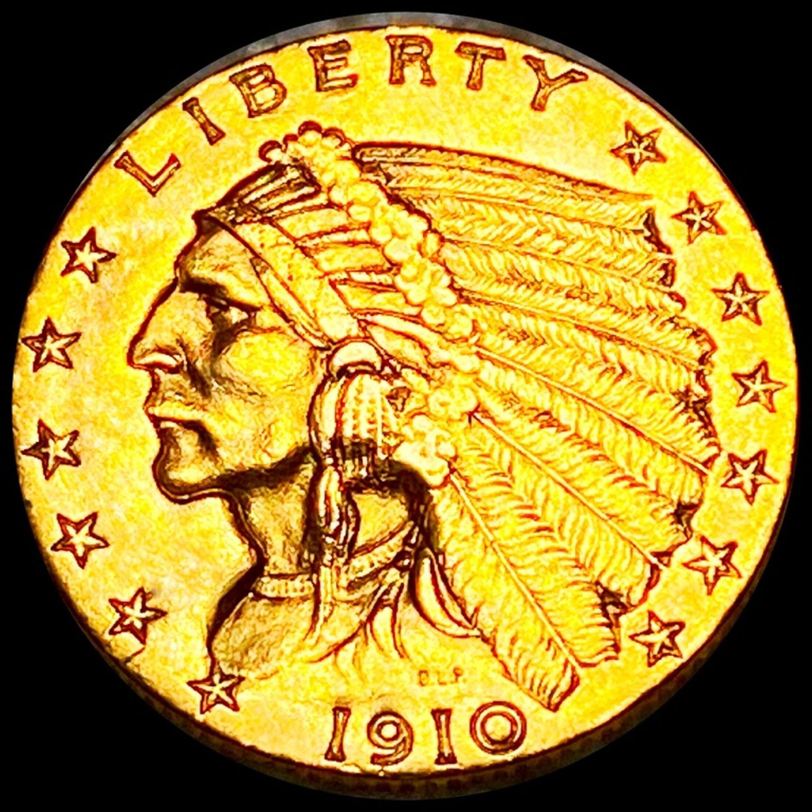 1910 $2.50 Gold Quarter Eagle UNCIRCULATED (1 of 2)