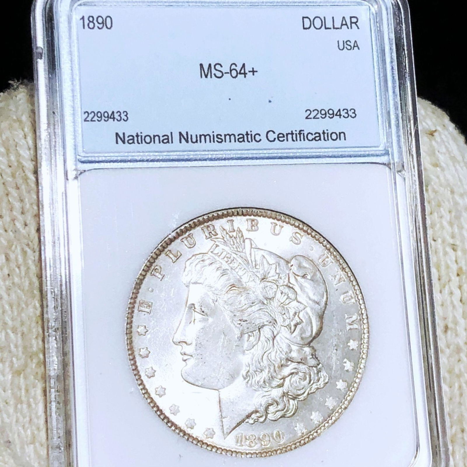 1890 Morgan Silver Dollar NNC - MS64+ (1 of 2)
