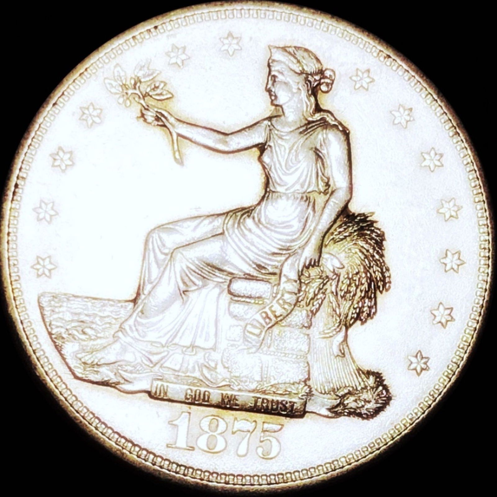1875-S Silver Trade Dollar UNCIRCULATED (1 of 2)