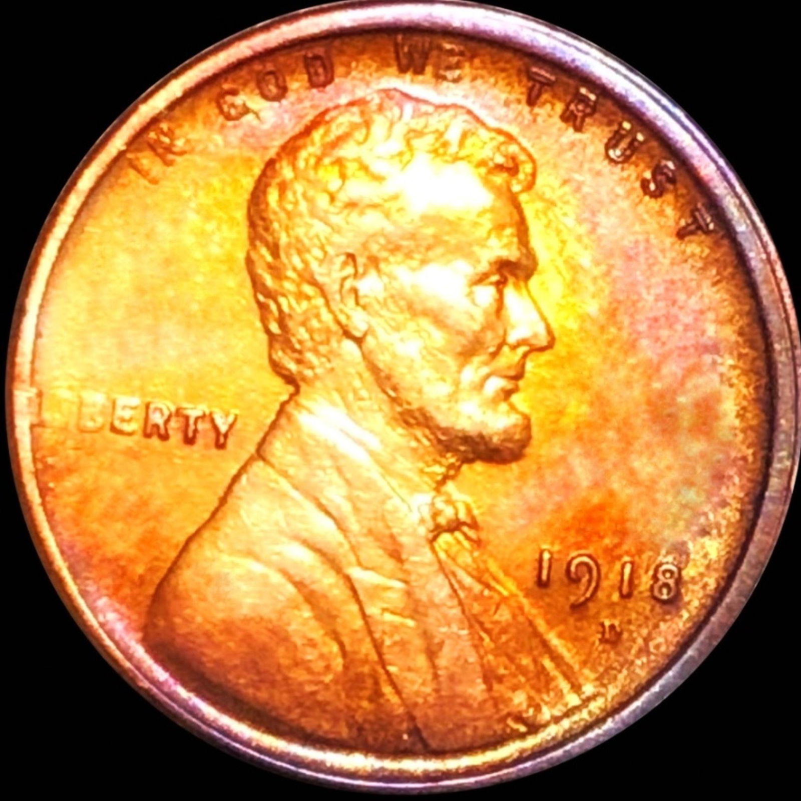 1918-D Lincoln Wheat Penny UNCIRCULATED (1 of 2)