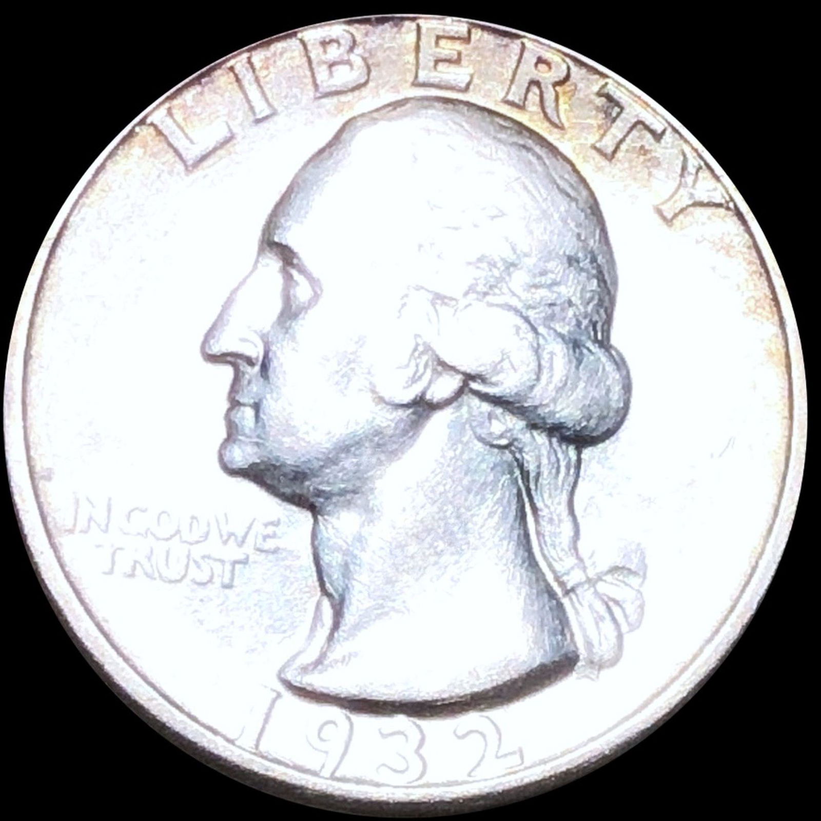 1932-D Washington Silver Quarter NEARLY UNC (1 of 2)