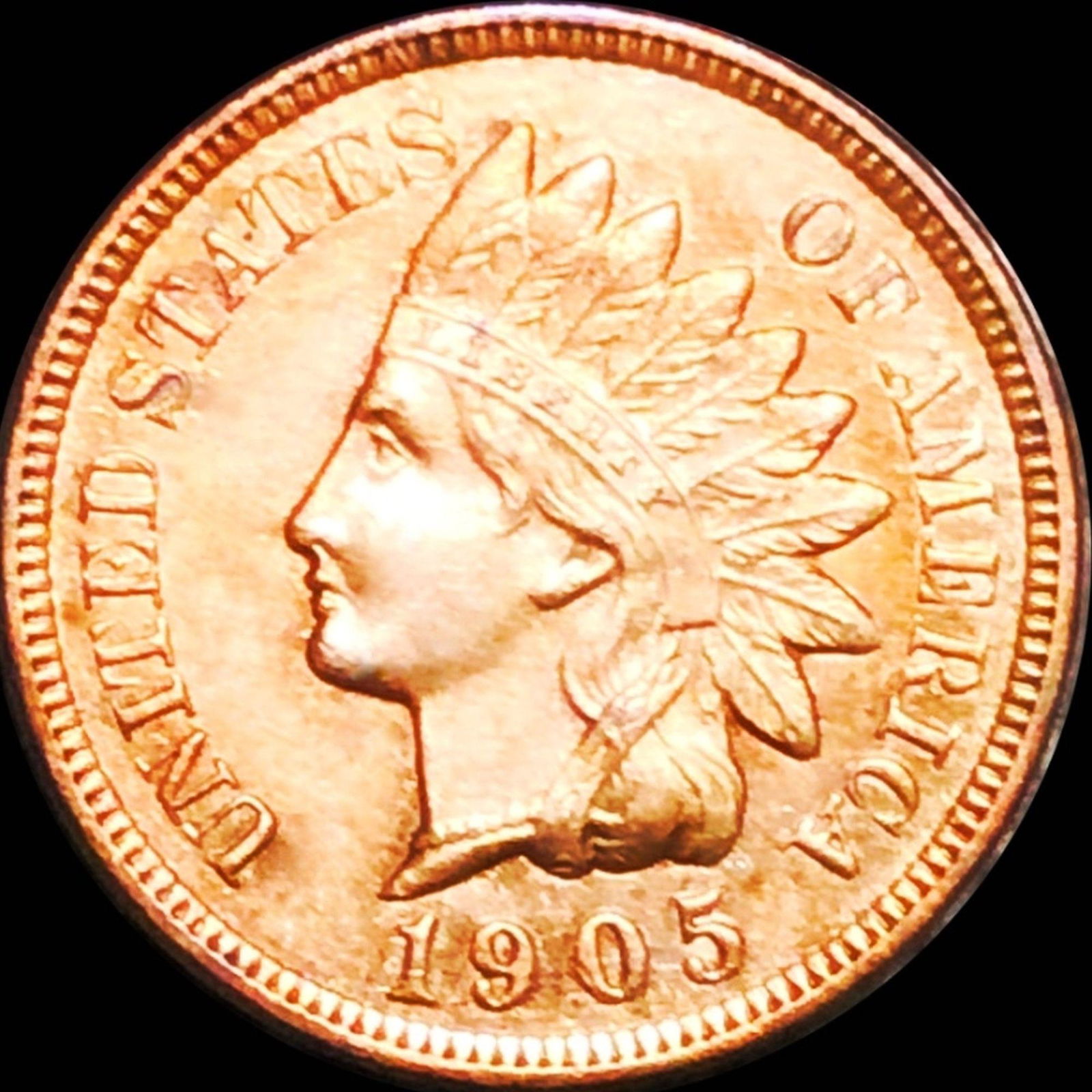 1905 Indian Head Penny CLOSELY UNCIRCULATED (1 of 2)