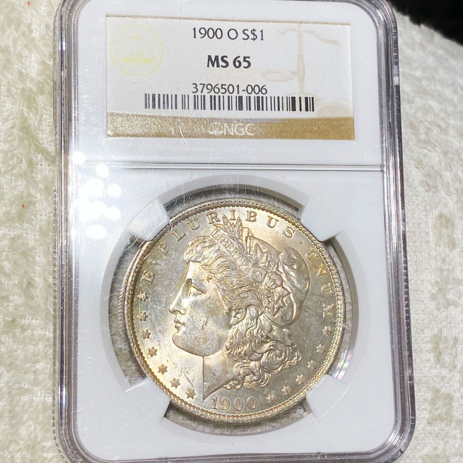 1900-O Morgan Silver Dollar NGC - MS65 (1 of 2)