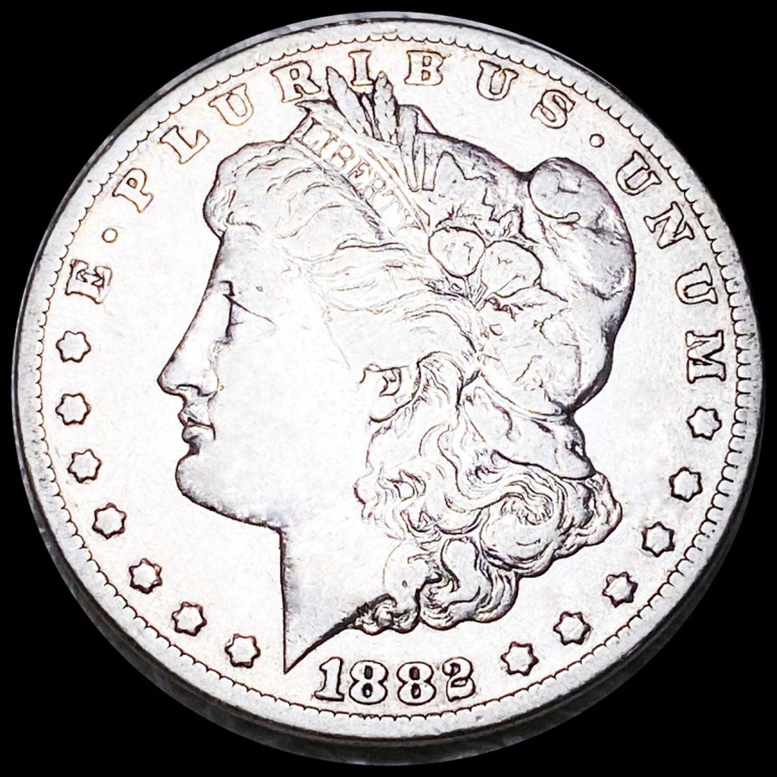 1882-CC Morgan Silver Dollar NICELY CIRCULATED (1 of 2)
