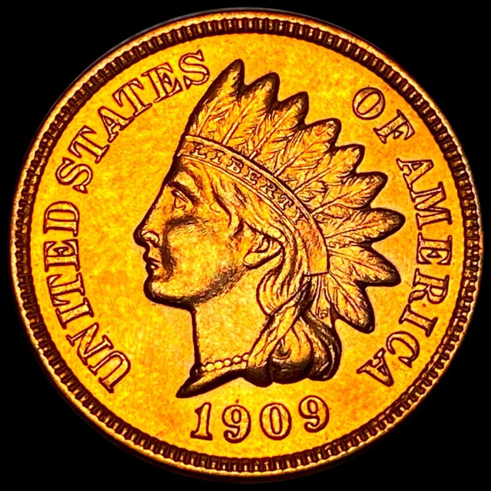 1909 Indian Head Penny UNCIRCULATED (1 of 2)
