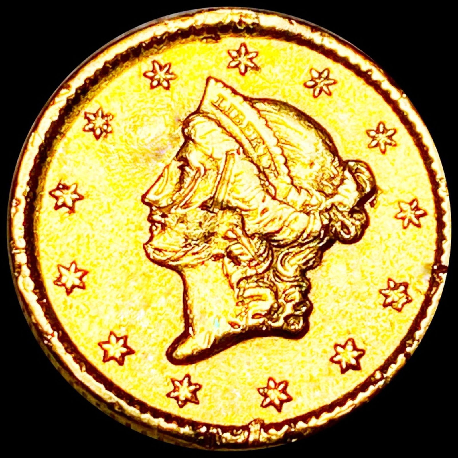 1849 Rare Gold Dollar LIGHTLY CIRCULATED (1 of 2)